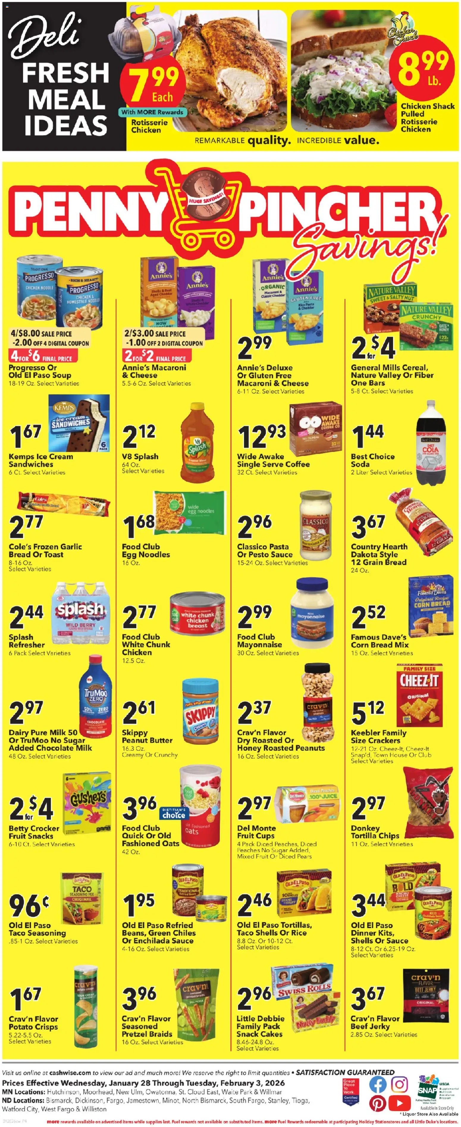 Cash Wise Weekly Ad - valid from 28.01.2026 | Page: 6 | Products: Corn, Chips, Sugar, Garlic