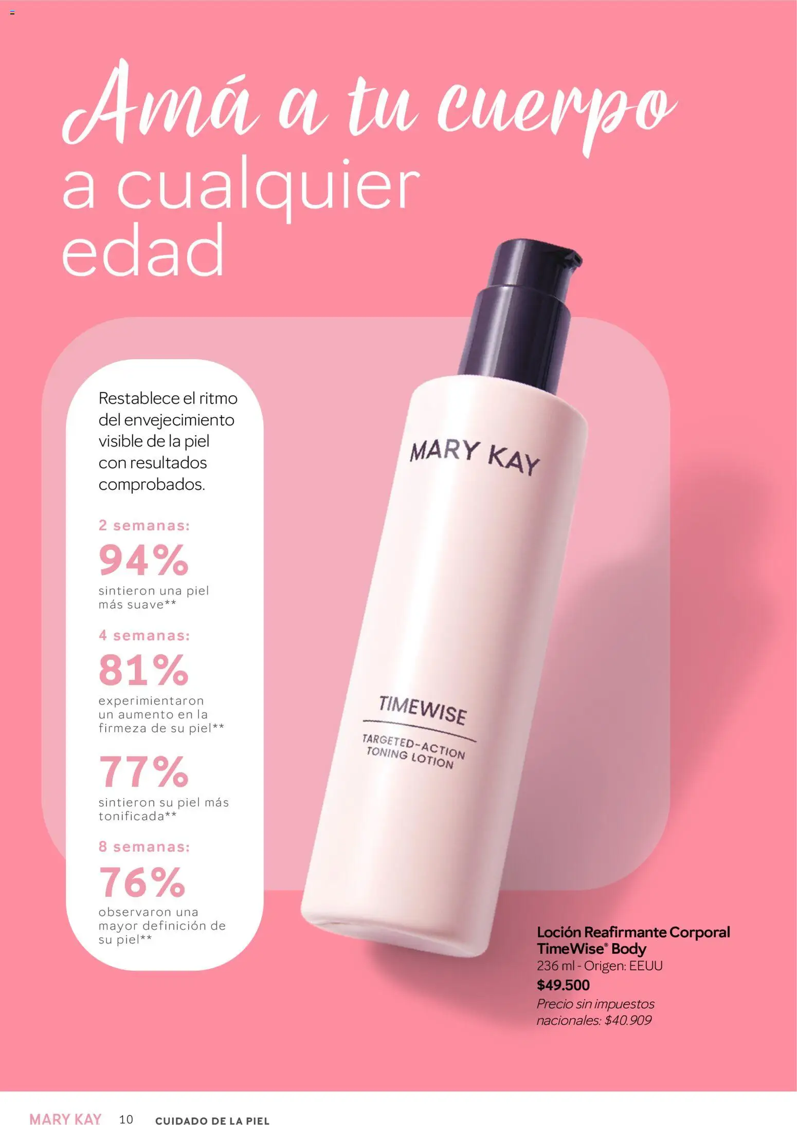 Mary Kay catálogo │ válido desde el 02.01.2026 | Página: 10 | Productos: Body, Loción