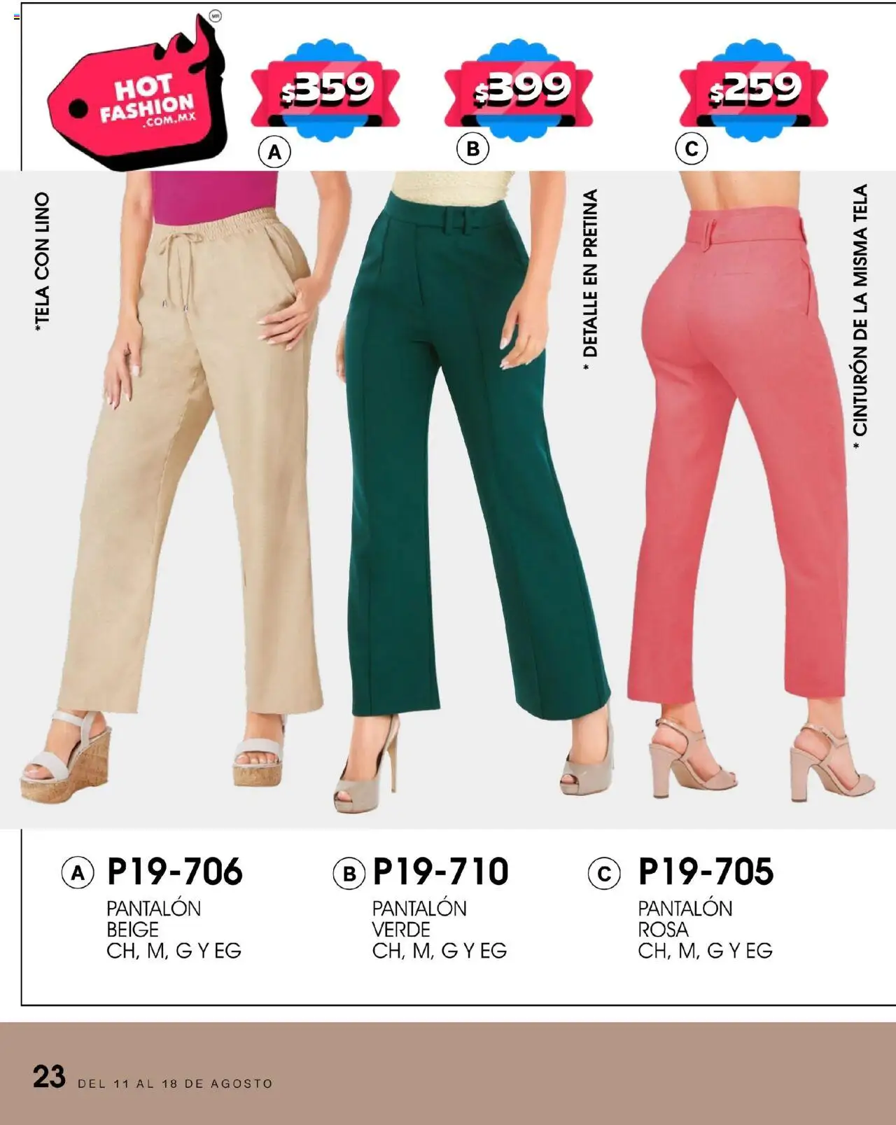 Nuevas ofertas de Cklass válidas en toda la República Mexicana desde el 11.08.2025. ¡Encuentra las mejores ofertas en Cklass - Catálogo Hot Fashion! | Página: 24 | Productos: Cinturón