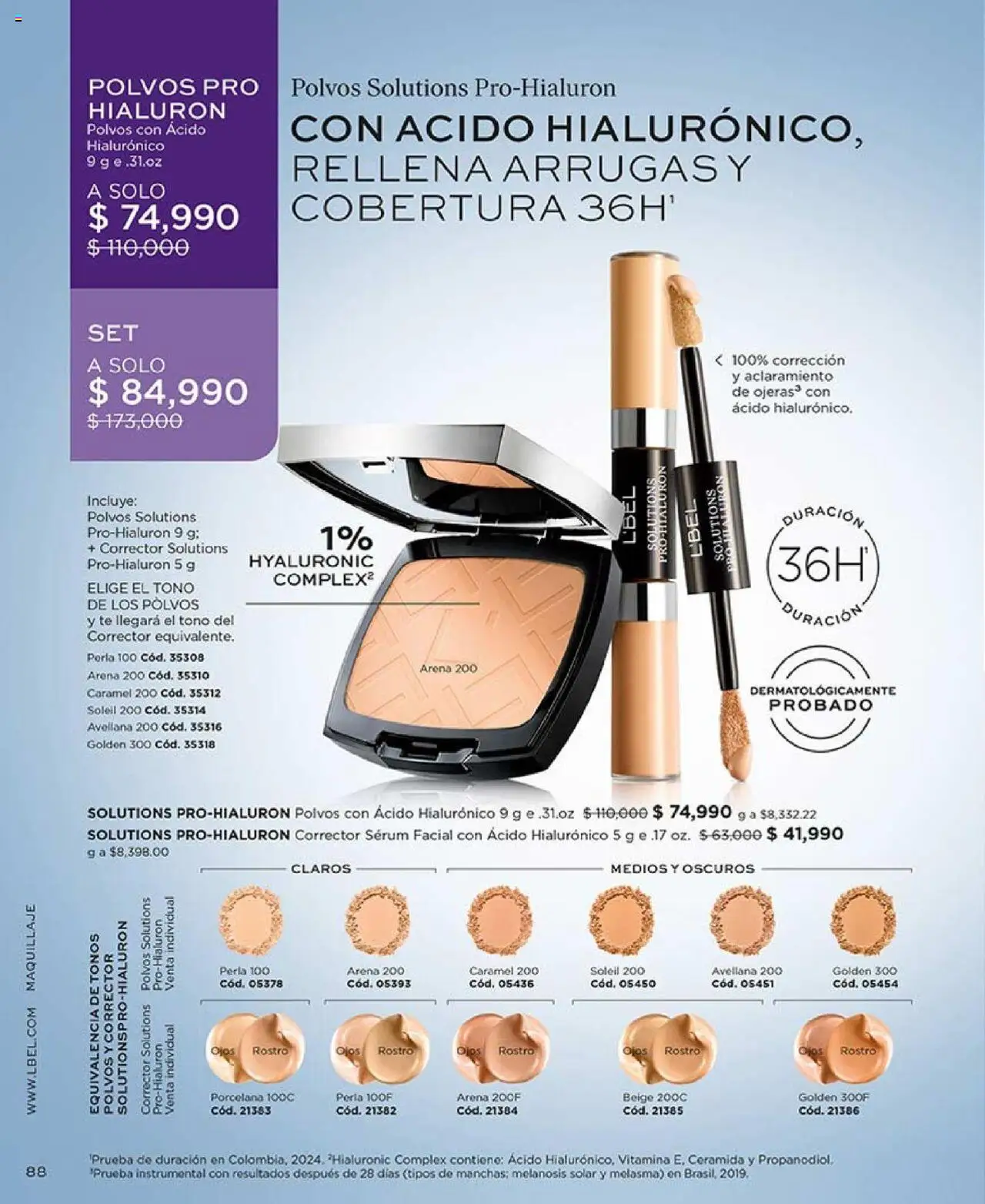 L'Bel revista - valida desde el 29.07.2025 | Página: 88 | Productos: Té, Serum, Maquillaje, Corrector