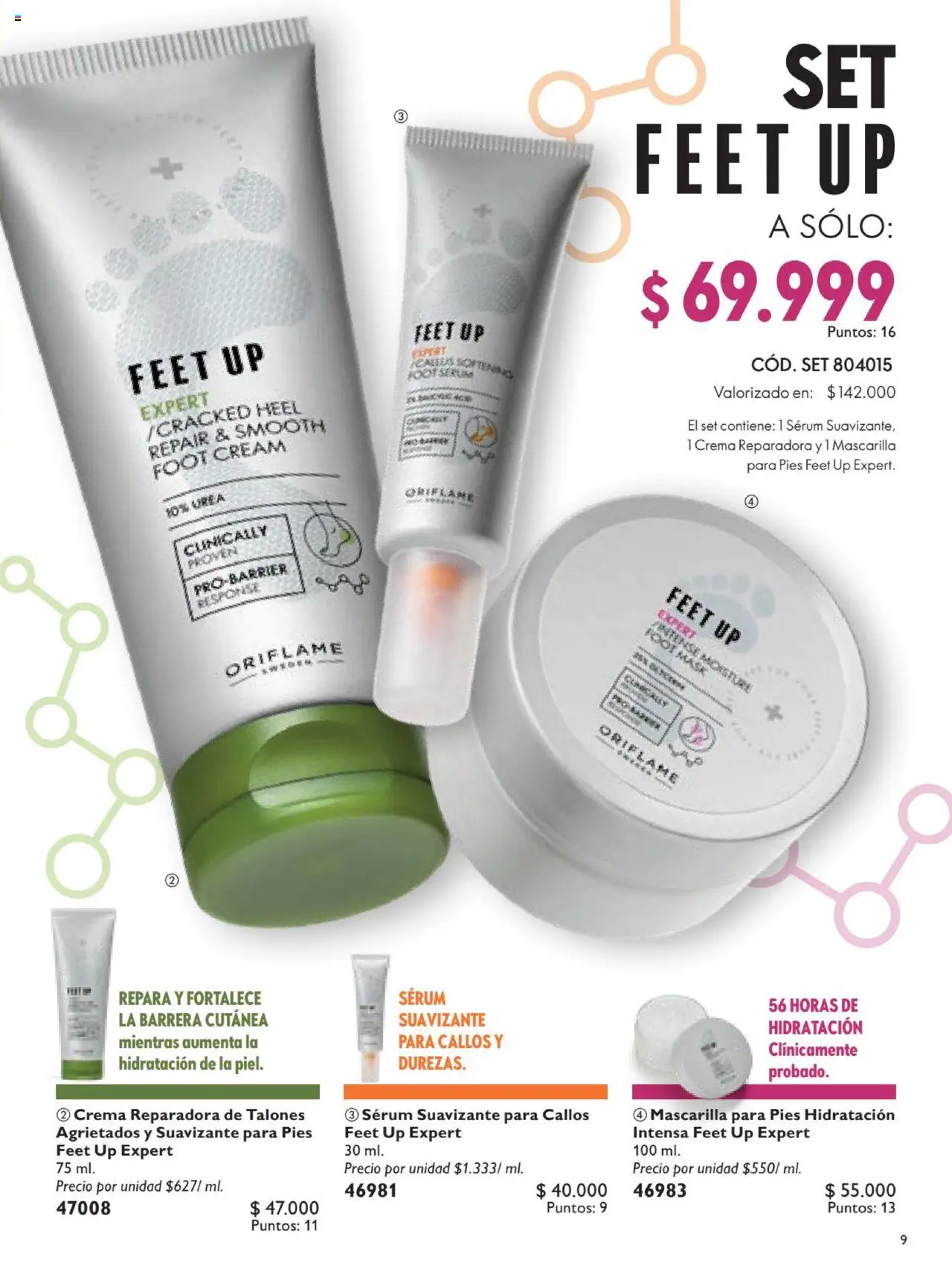 Oriflame revista - valida desde el 12.07.2025 | Página: 9 | Productos: Crema, Serum, Suavizante, Mascarilla