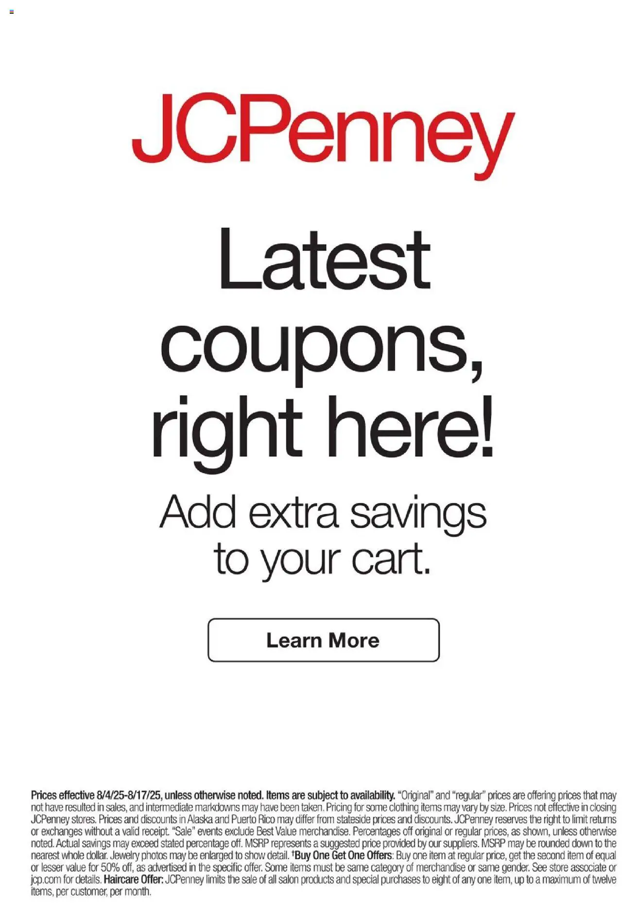 JCPenney Back to Routine - valid from 04.08.2025 | Page: 16