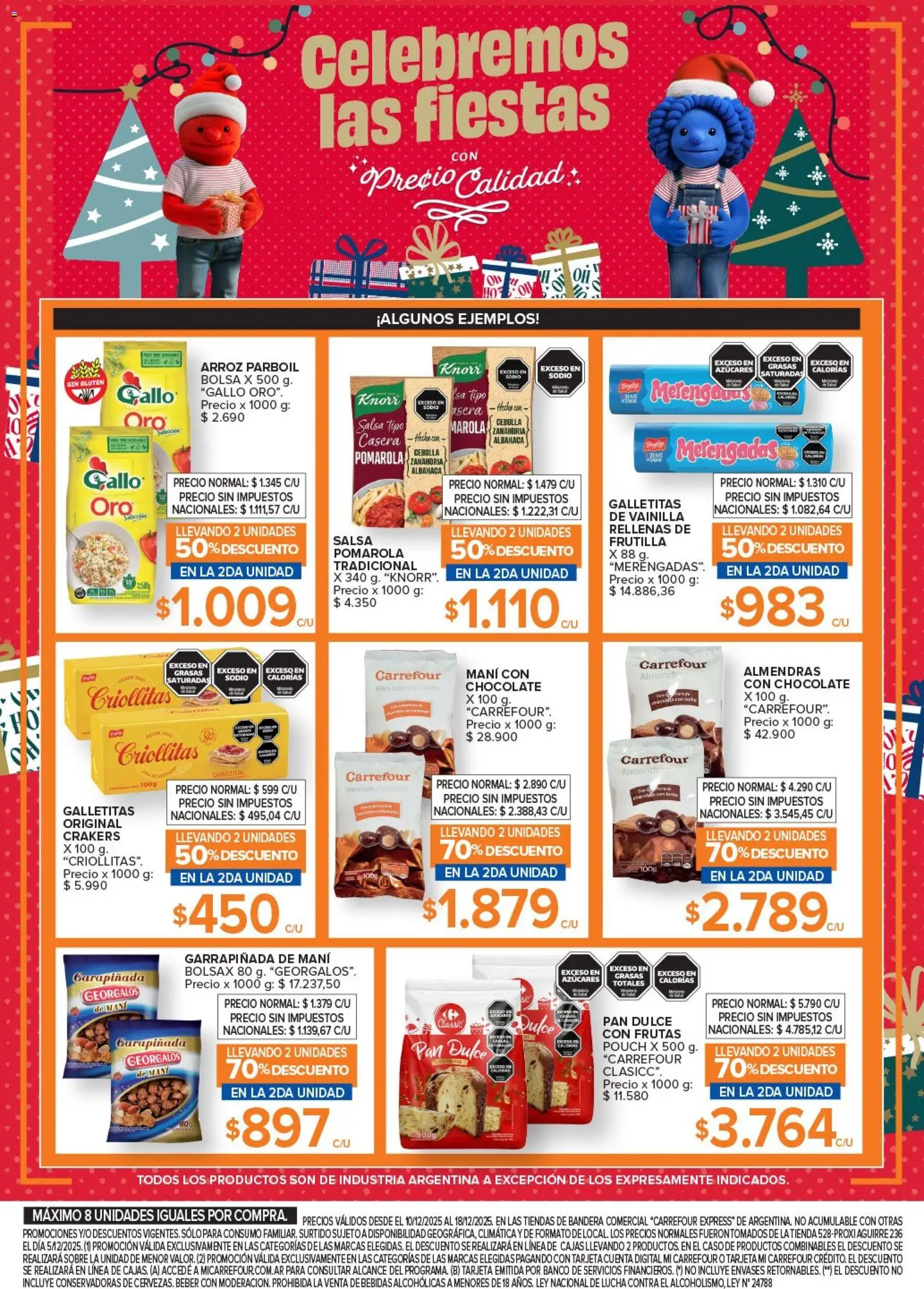 Carrefour ofertas │ válido desde el 10.12.2025 | Página: 2 | Productos: Bolsa, Banco, Almendras, Almendra