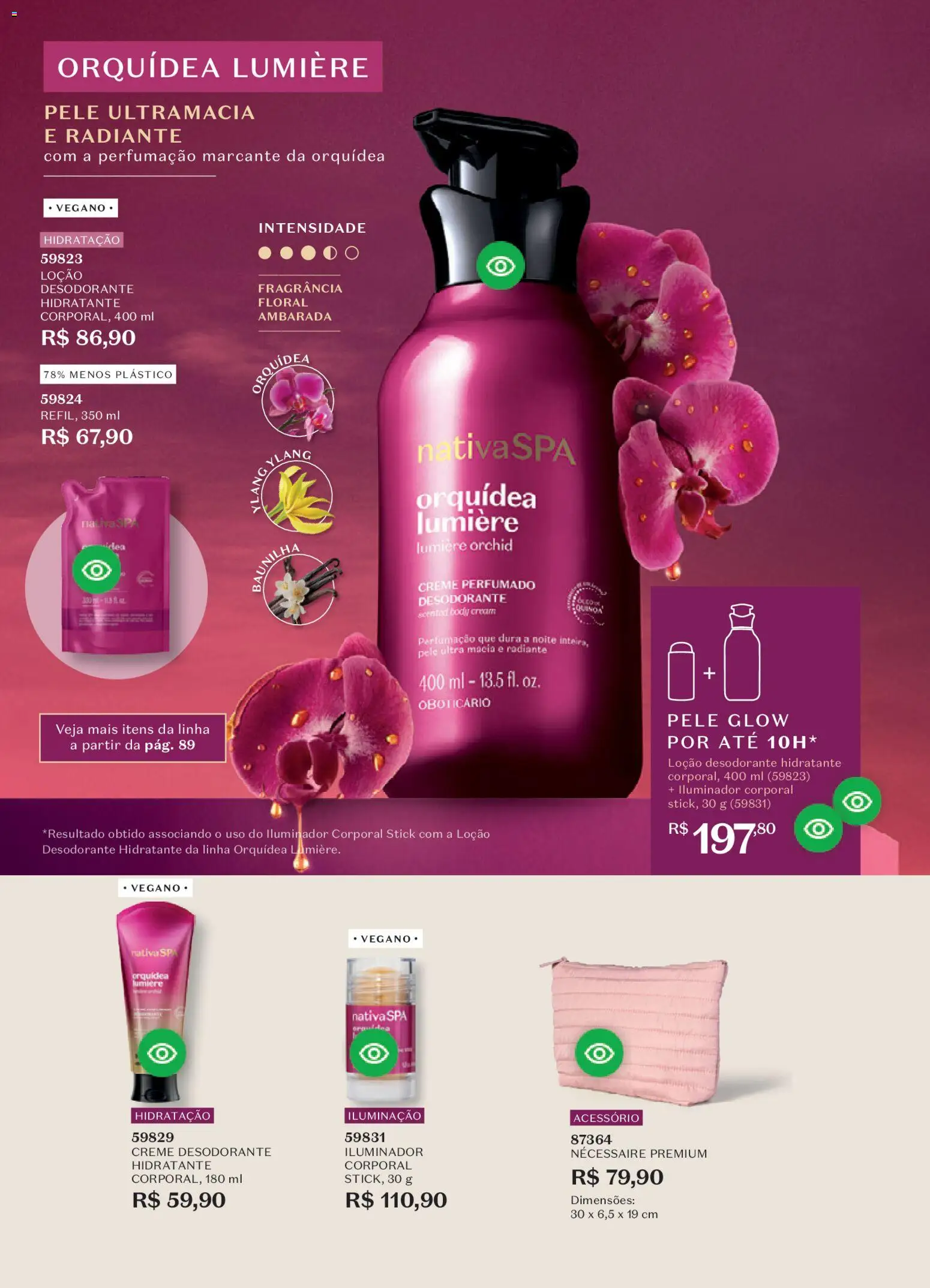 O Boticário Folheto - válido de 19.01.2026 | Página: 95 | Produtos: Desodorante, Necessaire, Creme, Iluminador