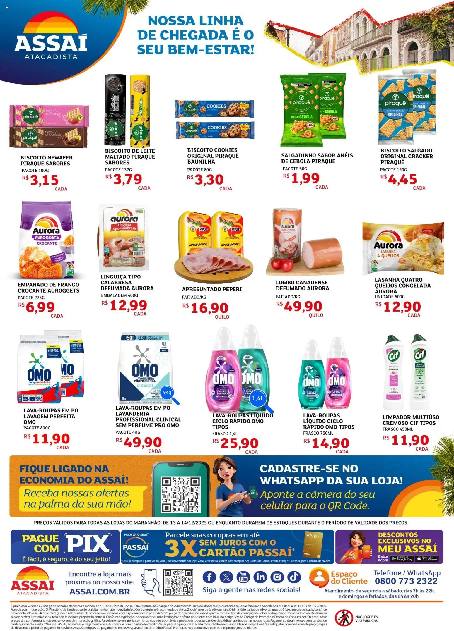 Assaí Atacadista Folheto - válido de 13.12.2025 | Página: 2 | Produtos: Perfume, Pó, Limpador multiuso, Leite