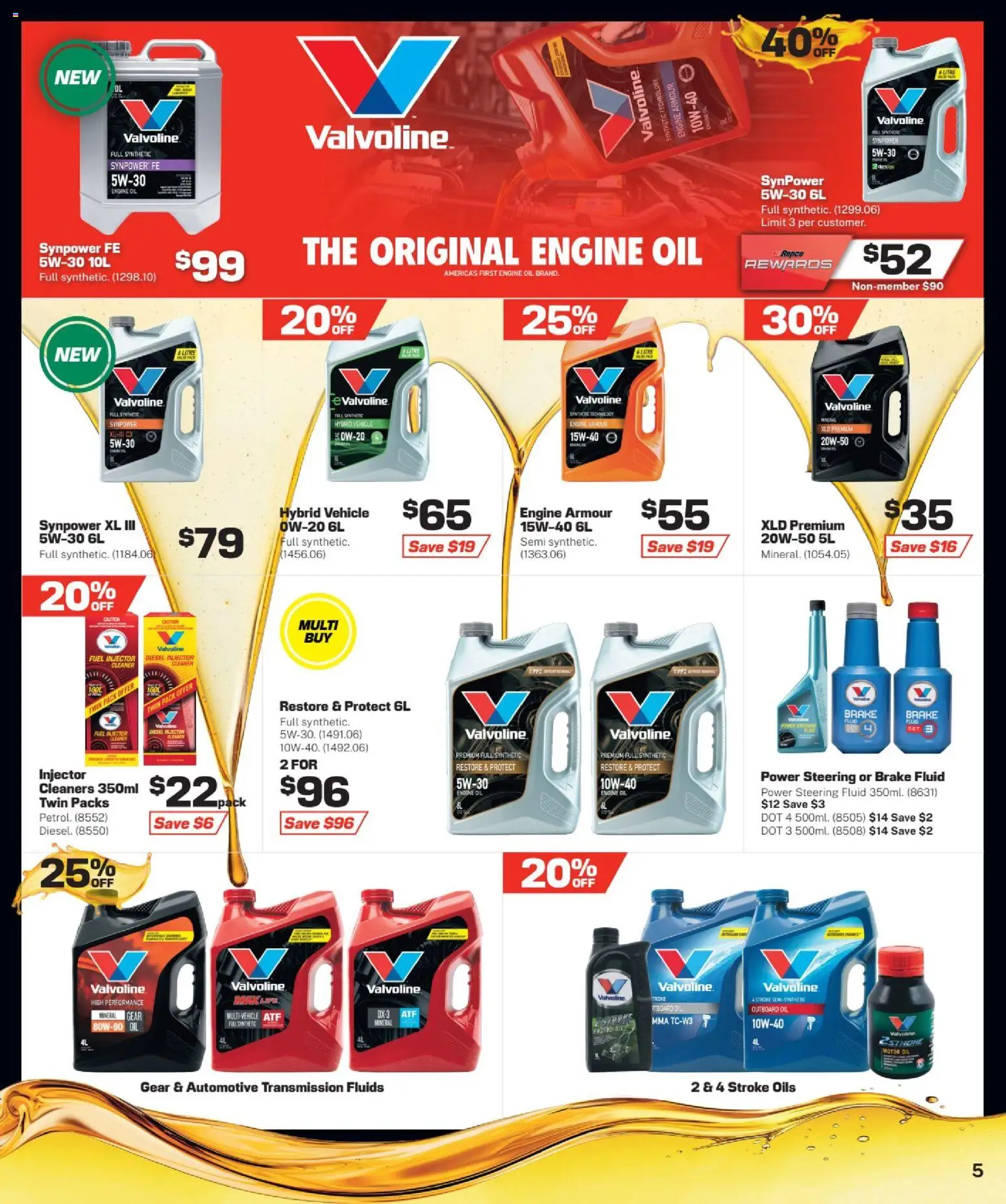 Repco catalogue - valid from 05.11.2025 | Page: 5 | Products: Cleaner, Oil