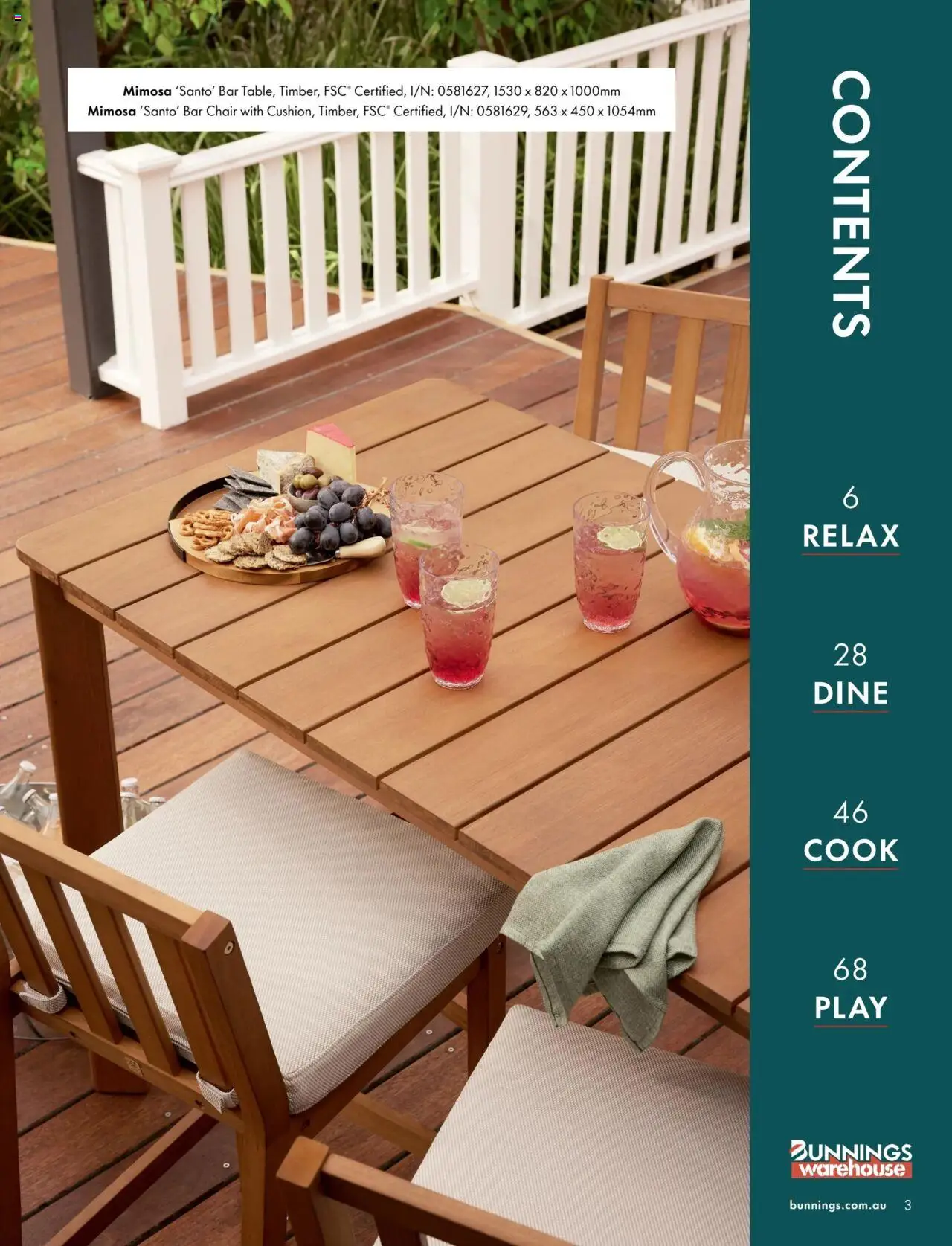 Bunnings Warehouse catalogue - valid from 03.09.2024 | Page: 3 | Products: Chair