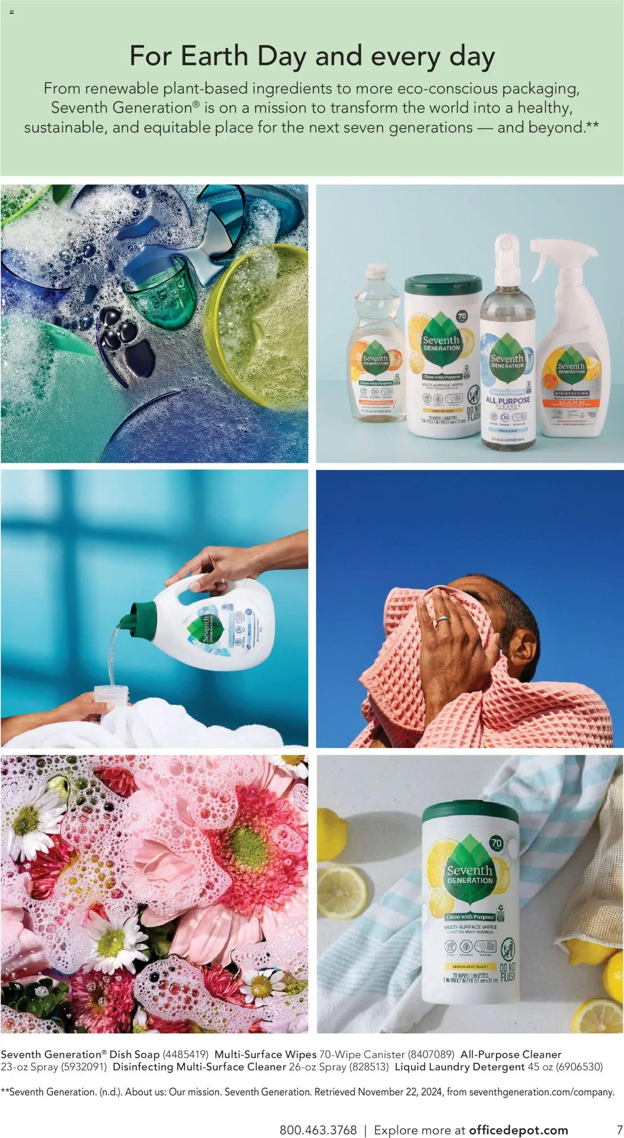 Office Depot Swing into Spring - valid from 24.03.2025 | Page: 7 | Products: Soap, Detergent, Lemon