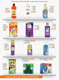 Sonda ofertas Limpeza - Pré-Visualização do folheto da loja Sonda, válido de 07.04.2026 | Página: 2 | Produtos: Fragrância, Detergente, Caixa, Desinfetante