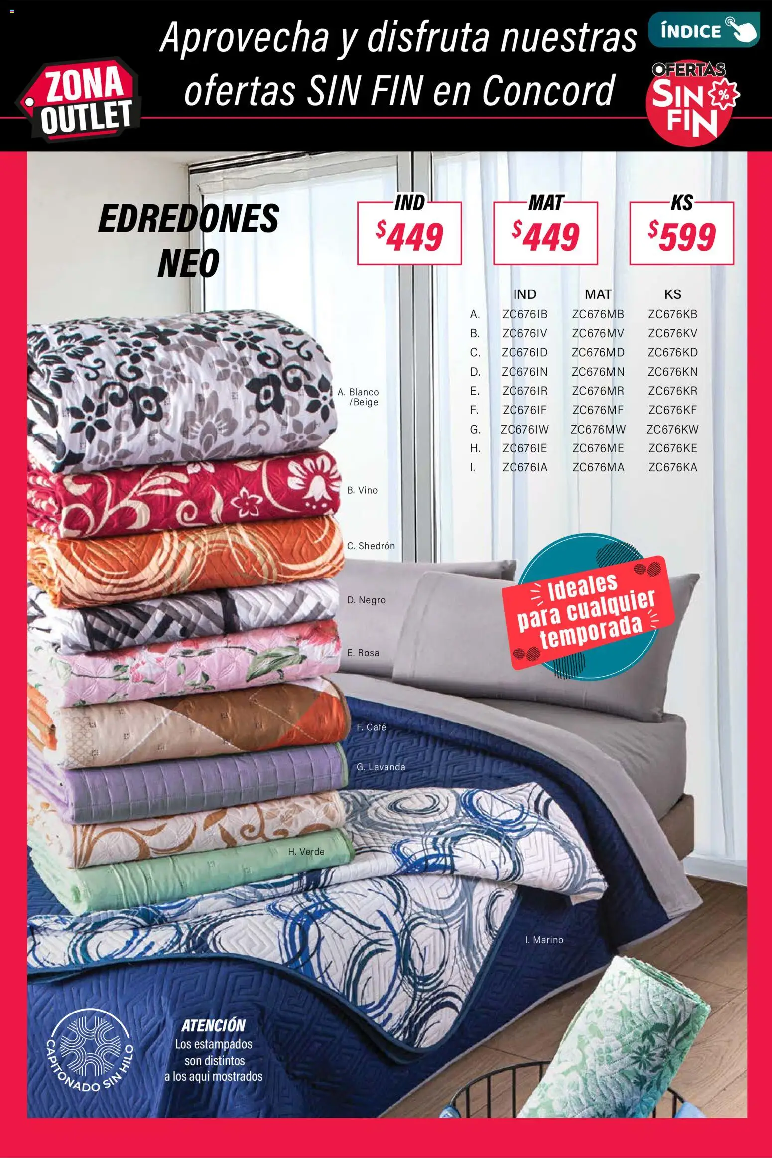 Nuevas ofertas de Colchas Concord válidas en toda la República Mexicana desde el 01.11.2025. ¡Encuentra las mejores ofertas en Colchas Concord Buen Fin! | Página: 266 | Productos: Café, Vino