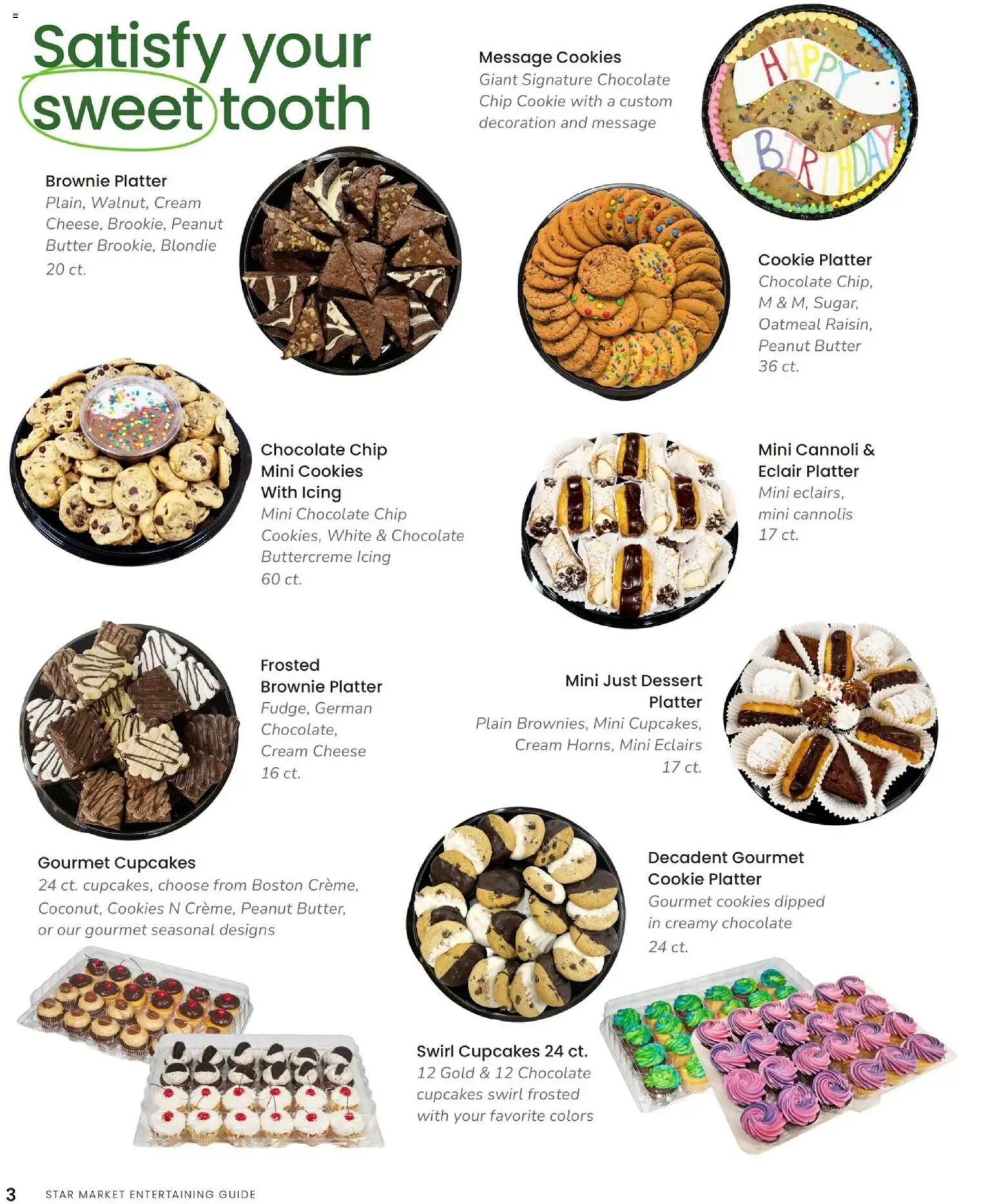 Star Market Entertaining Guide - valid from 28.11.2025 | Page: 4 | Products: Spinach, Cheese, Bread, Cucumbers