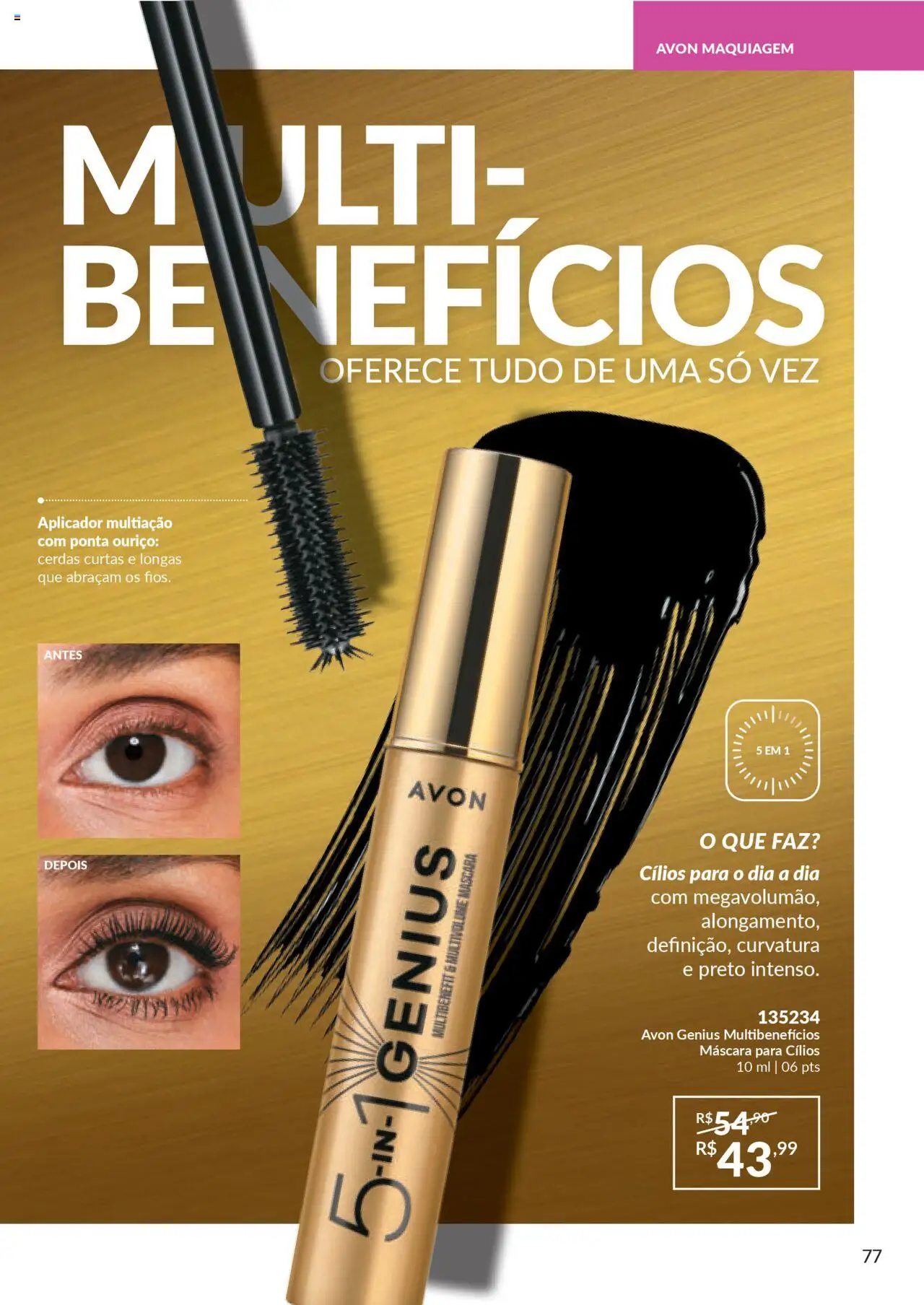 Avon Folheto - válido de 07.10.2025 | Página: 77 | Produtos: Maquiagem, Máscara para cílios