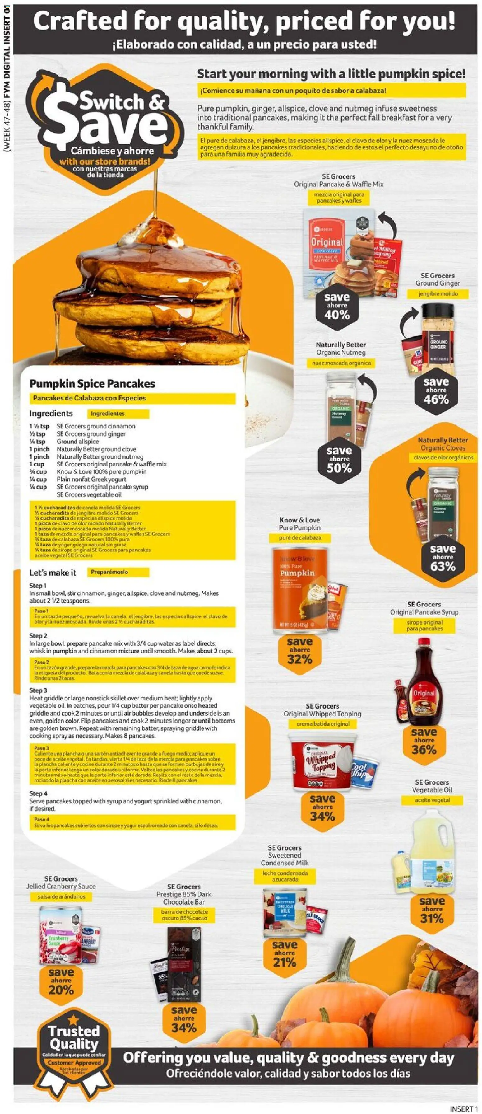 Fresco y Más Weekly Ad - valid from 12.11.2025 | Page: 4 | Products: Ginger, Griddle, Yogurt, Oil