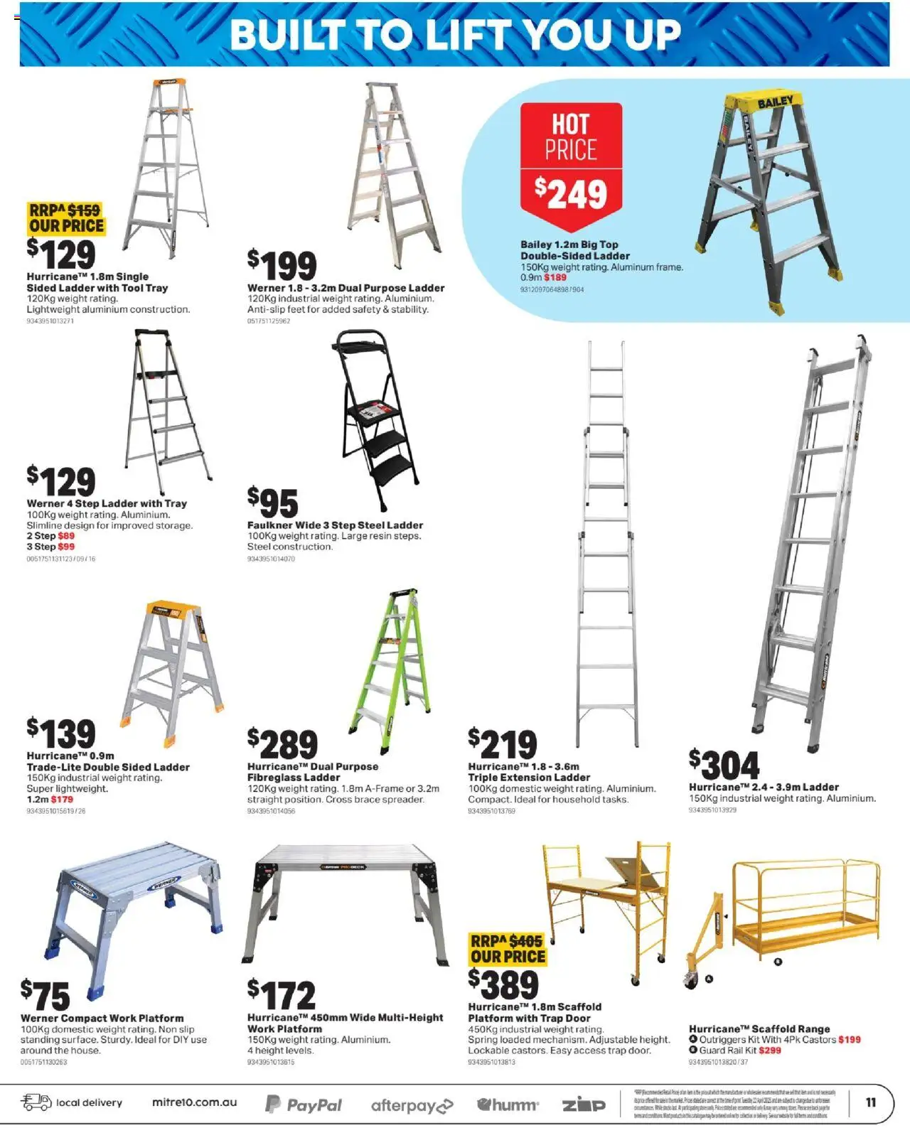 Mitre 10 catalogue - valid from 28.05.2025 | Page: 11 | Products: Door, Household, Step ladder, Slip