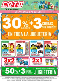 Vista previa Coto Juguetería válido desde el 08.08.2025