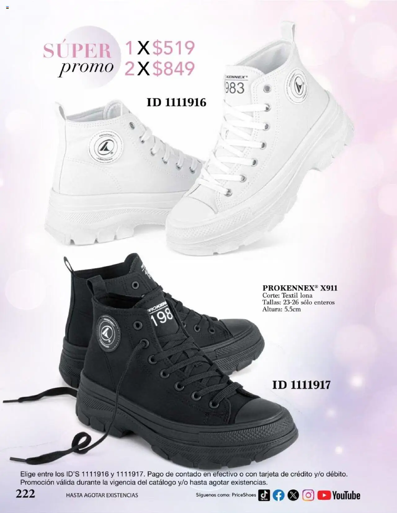 Nuevas ofertas de Price Shoes válidas en toda la República Mexicana desde el 05.08.2024. ¡Encuentra las mejores ofertas en Price Shoes catálogo Vestir Casual ! | Página: 222 | Productos: Lona