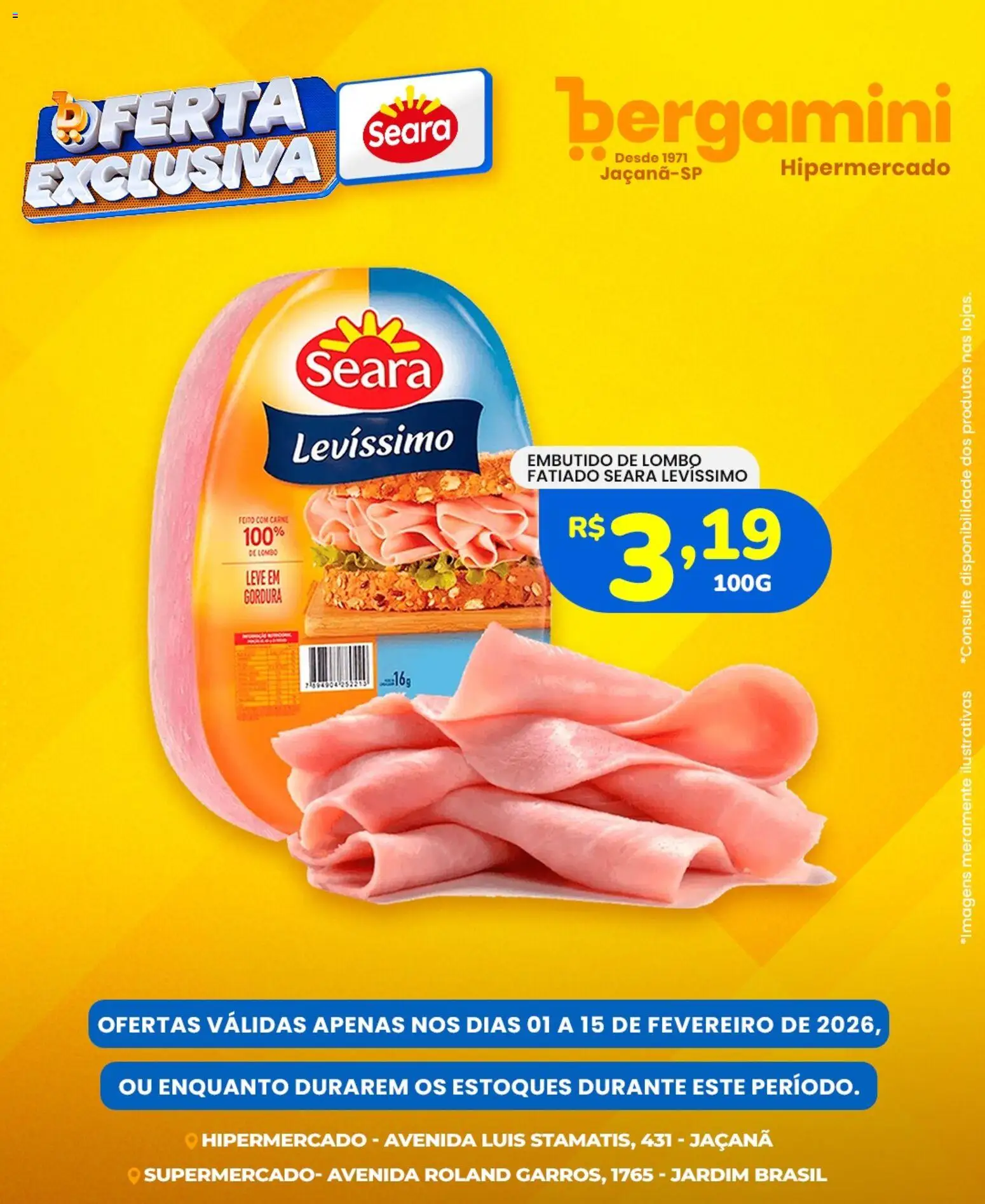 Supermercado Bergamini Folheto - válido de 01.02.2026 | Página: 1
