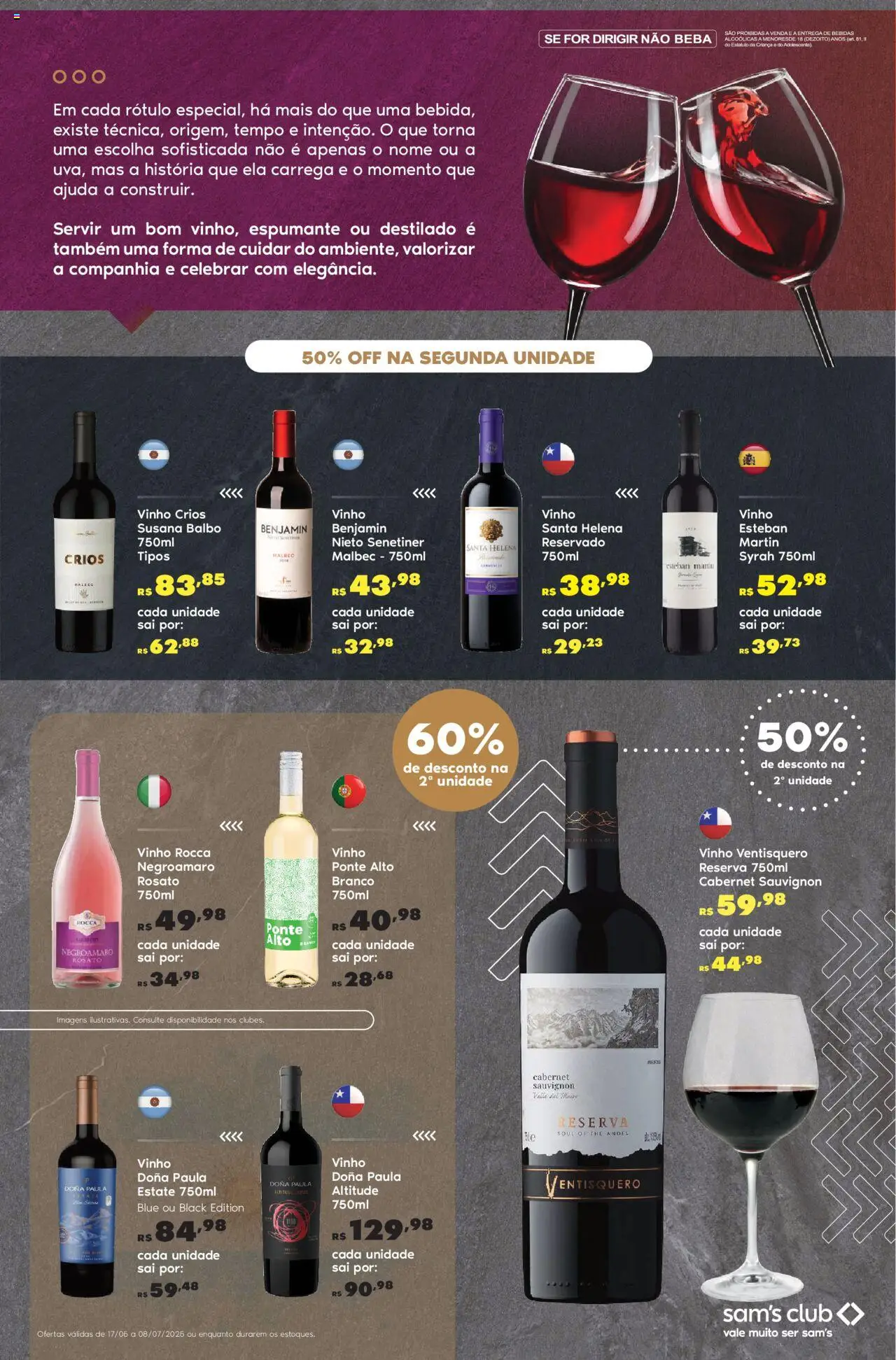 Sam's Club Folheto - válido de 17.06.2025 | Página: 14 | Produtos: Espumante, Vinho, Benjamin