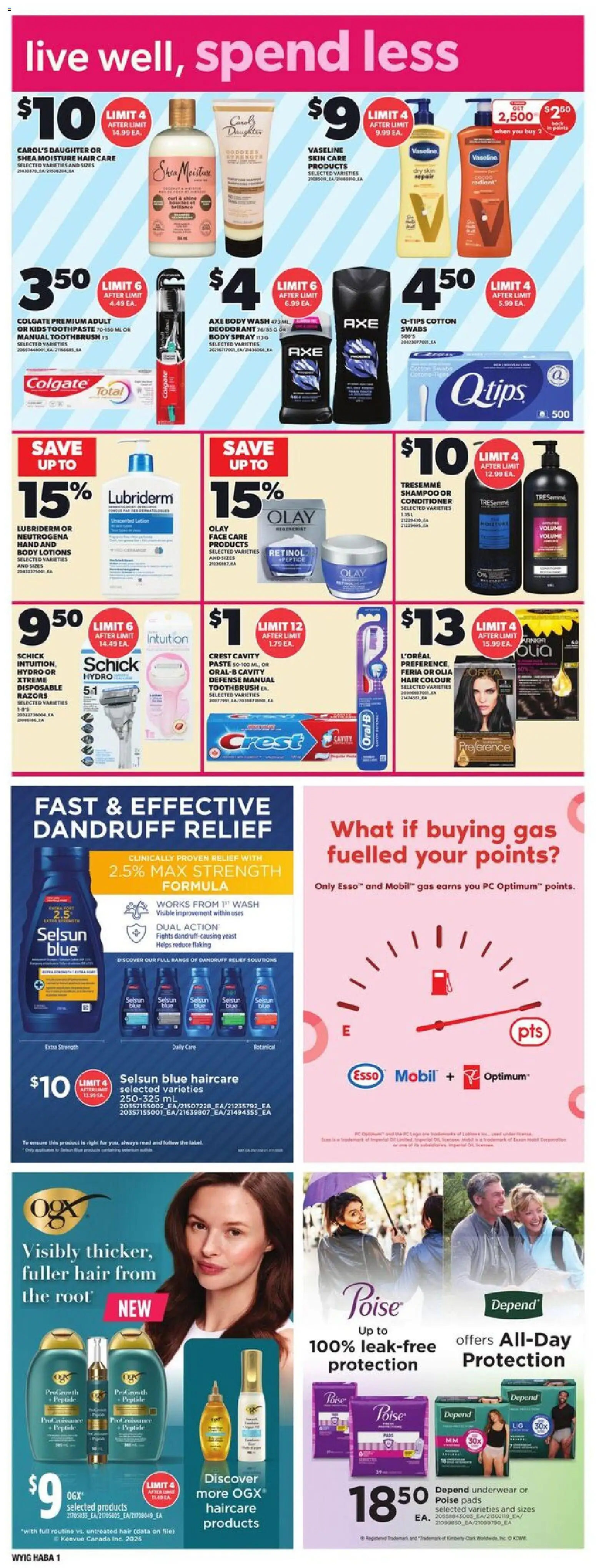 Independent Grocer flyer valid from 02.04.2026 | Page: 13 | Products: PC, Conditioner, Deodorant, Underwear