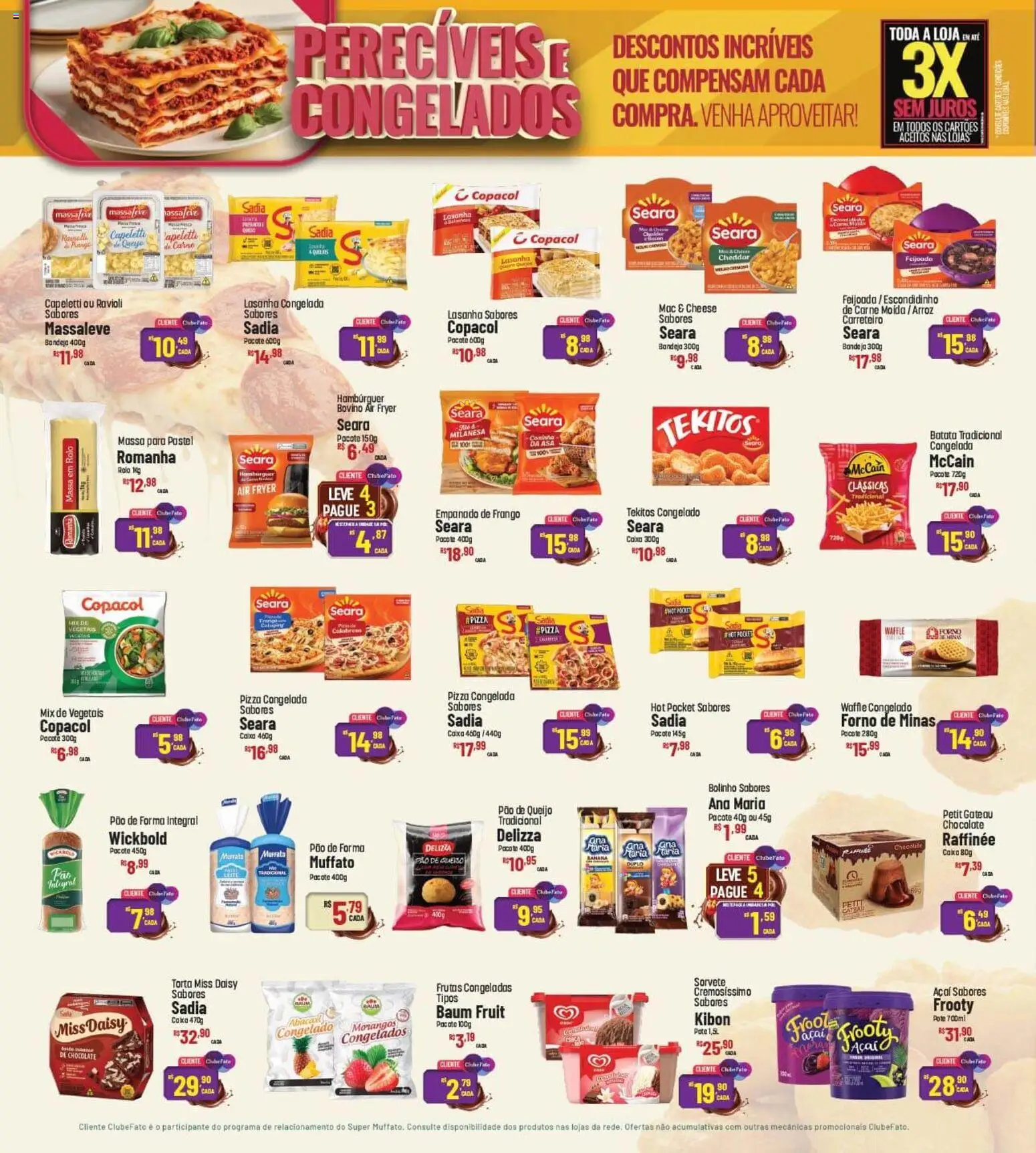 Super Muffato Folheto - válido de 23.02.2026 | Página: 16 | Produtos: Forno, Cheddar, Sorvete, Pão de queijo