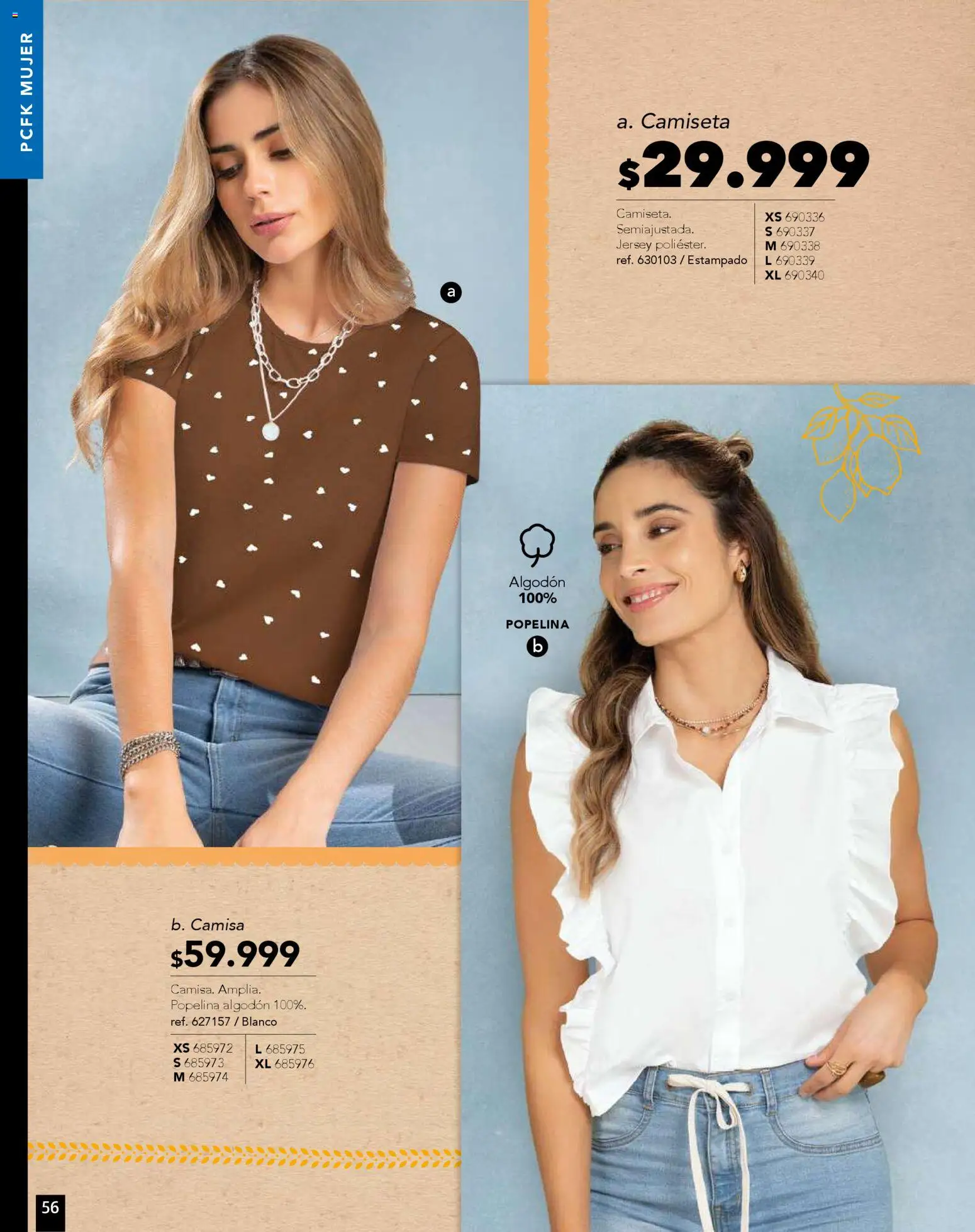 Pacifika revista - valida desde el 01.11.2025 | Página: 56 | Productos: Algodón, Camiseta, Camisa