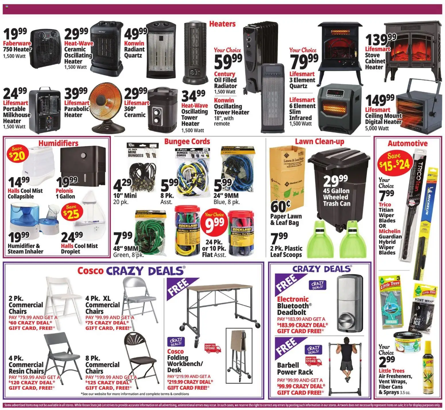 Ocean State Job Lot Weekly Ad - valid from 13.11.2025 | Page: 5 | Products: Oil, Wiper, Bag, Humidifier