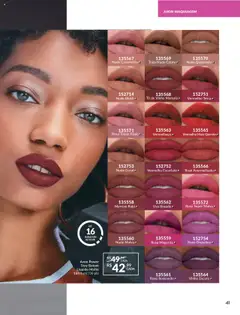 Avon Folheto - válido de 08.07.2025 | Página: 41 | Produtos: Maquiagem, Blush, Batom, Vinho