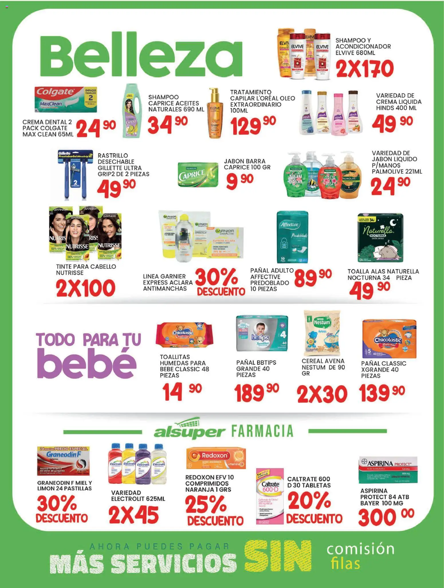 Nuevas ofertas de Alsuper válidas en toda la República Mexicana desde el 20.01.2026. ¡Encuentra las mejores ofertas en Alsuper folleto Laguna! | Página: 4 | Productos: Jabón líquido, Limón, Toalla, Barra