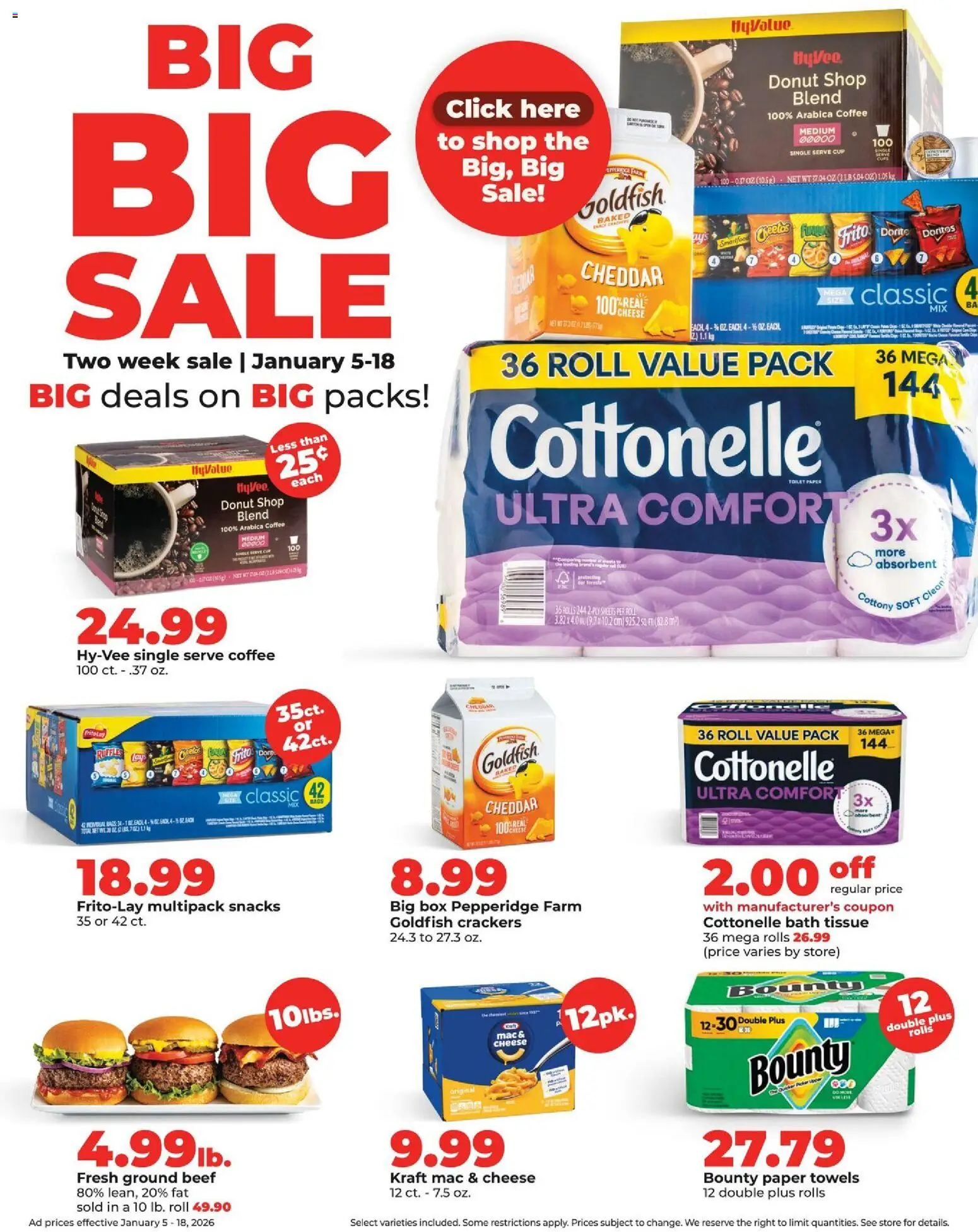 HyVee Weekly Ad - valid from 05.01.2026 | Page: 20 | Products: Box, Bath, Cheese, Beef