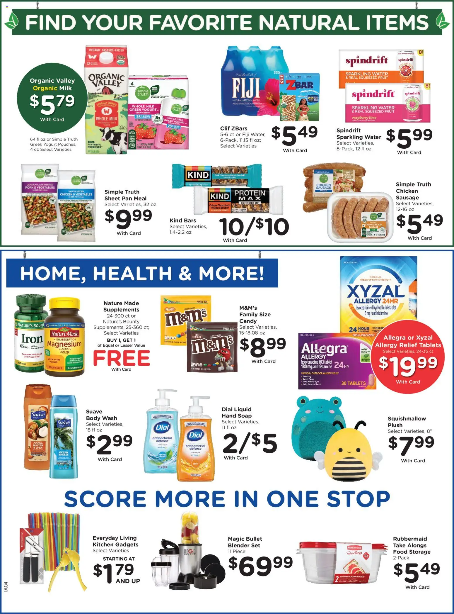 King Soopers Weekly Ad - valid from 04.03.2026 | Page: 9 | Products: Body Wash, Sausage, Lime, Sheet