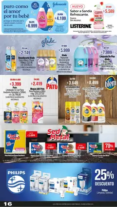 Vista previa Makro ofertas válido desde el 23.04.2026 | Página: 16 | Productos: Lustramuebles, Durazno, Desodorante, Limpiador