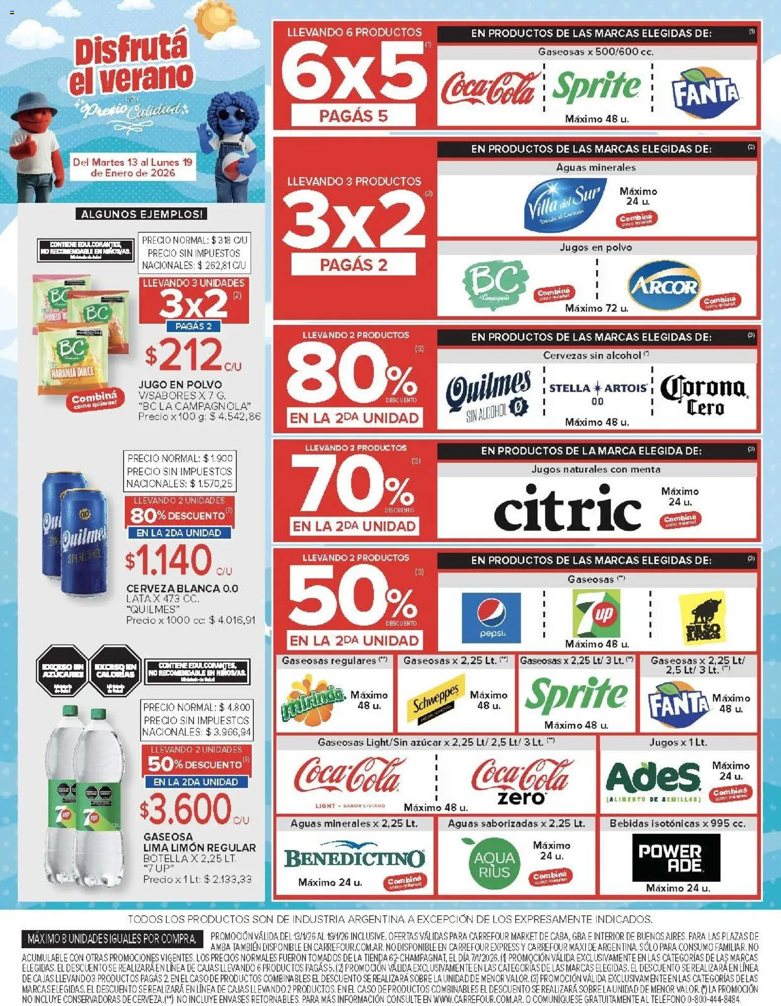 Carrefour ofertas │ válido desde el 13.01.2026 | Página: 39 | Productos: Teléfono, Caso, Sobre, Limón