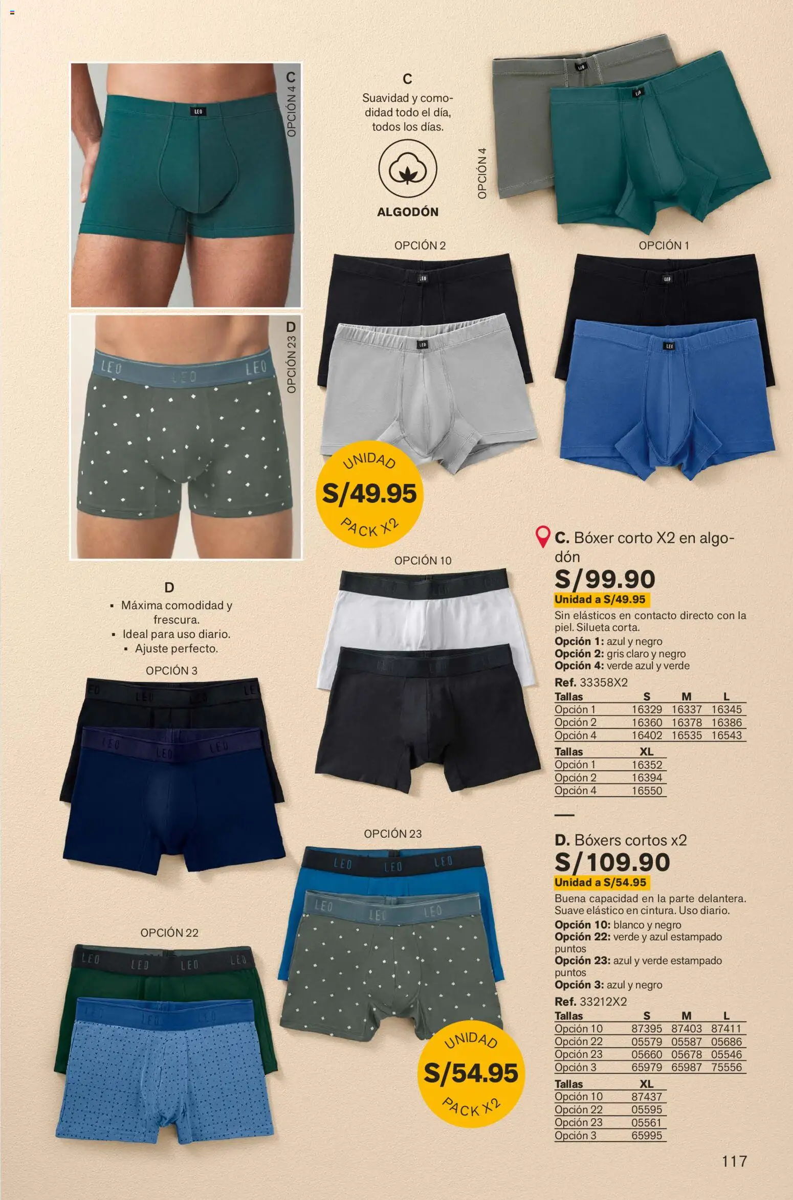 Catálogo Leonisa válido desde 26.12.2025 | Página: 117 | Productos: Boxers