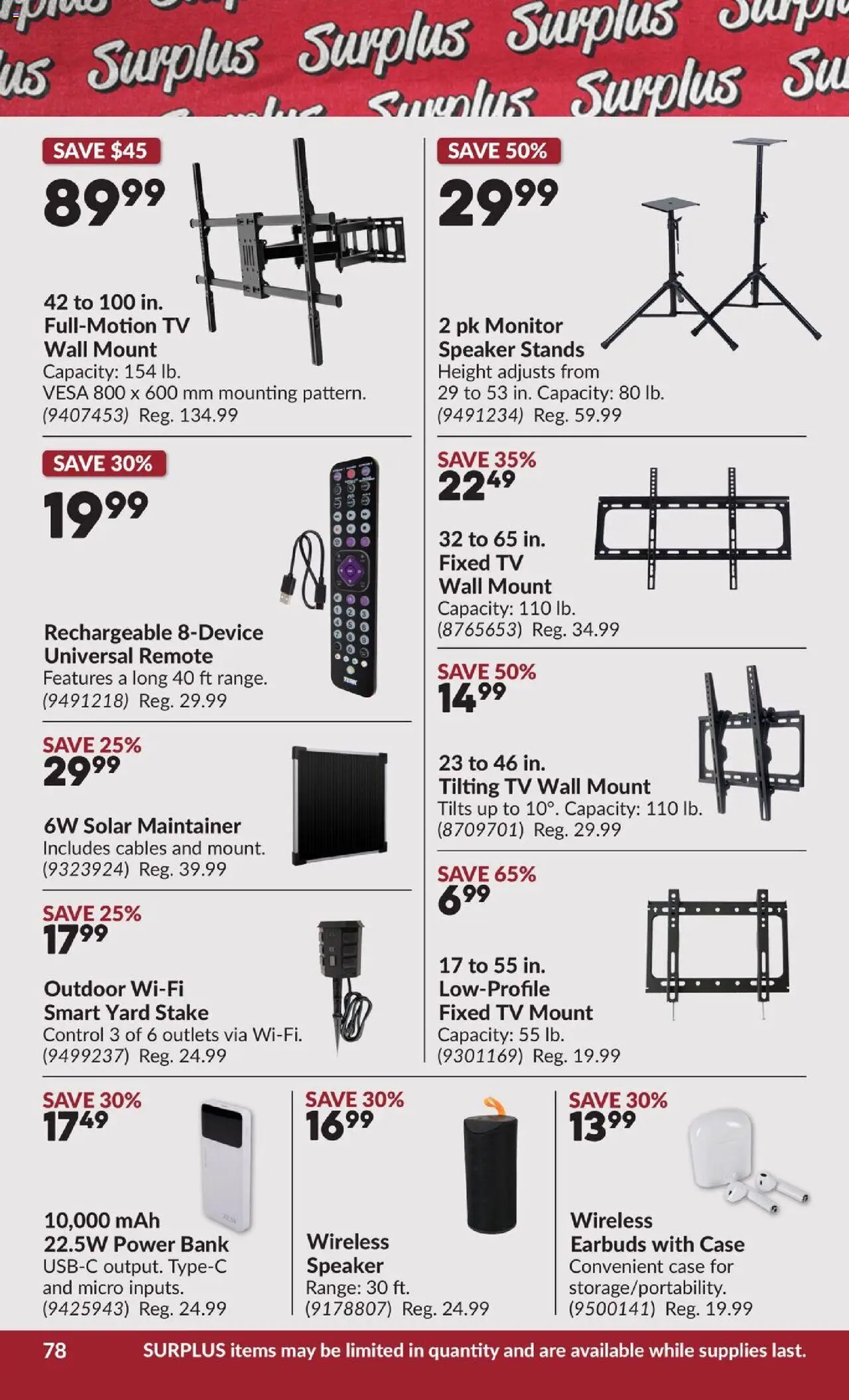 Princess Auto flyer valid from 07.10.2025 | Page: 84 | Products: Monitor, Tv, Case, Speaker
