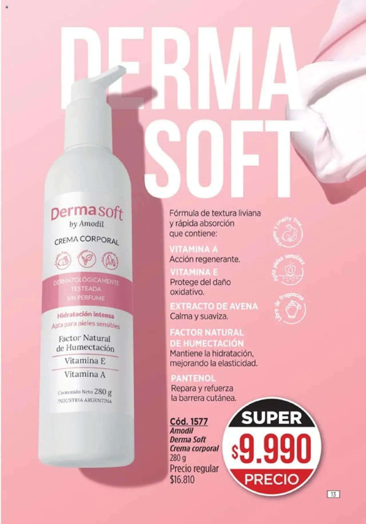 Catálogo Amodil Campaña 16 │ válido desde el 01.10.2025 | Página: 13 | Productos: Perfume, Avena, Crema