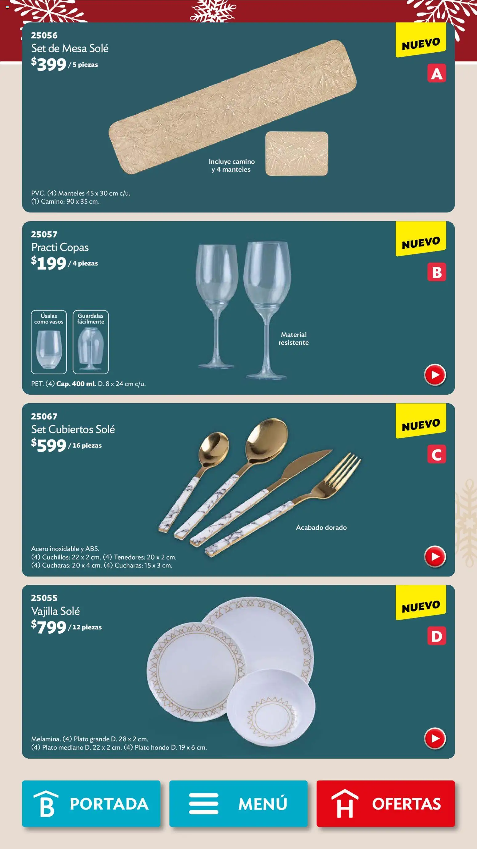 Nuevas ofertas de Betterware válidas en toda la República Mexicana desde el 01.12.2025. ¡Encuentra las mejores ofertas en Betterware campaña 12 2025! | Página: 37 | Productos: Mesa, Vasos