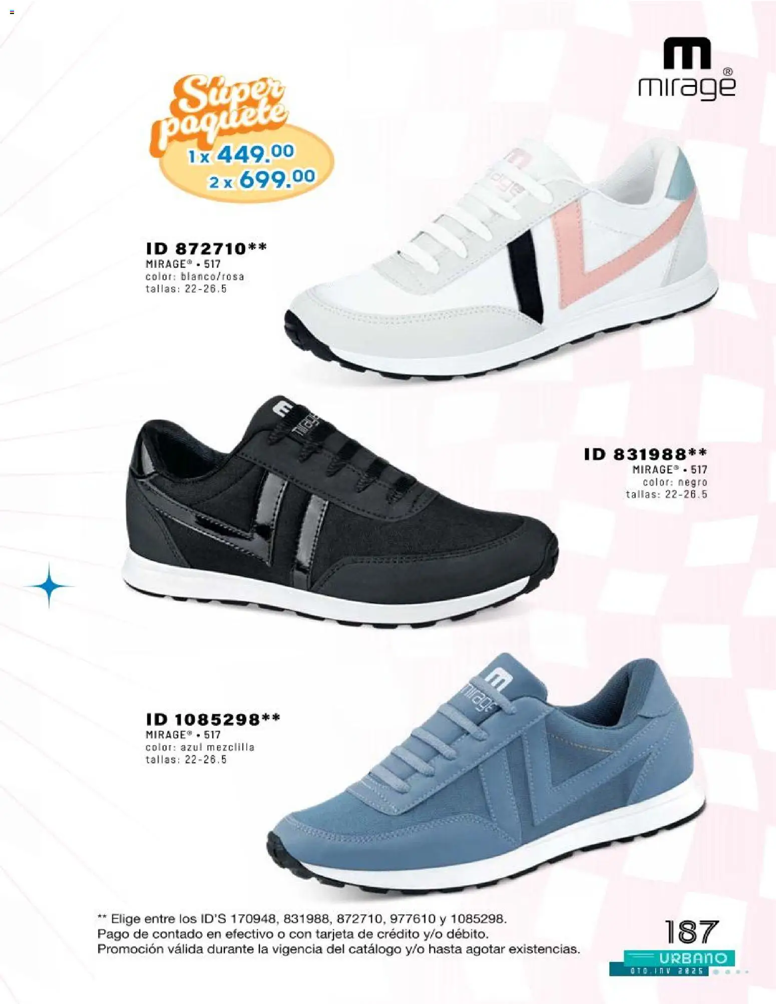 Nuevas ofertas de Price Shoes válidas en toda la República Mexicana desde el 04.12.2025. ¡Encuentra las mejores ofertas en Price Shoes catálogo Urbano! | Página: 187