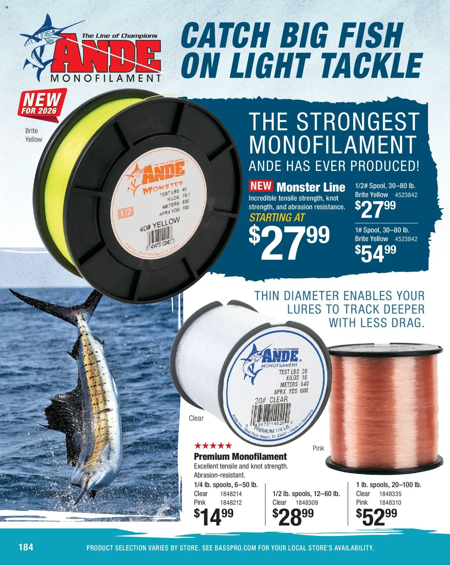 Cabela's Saltwater Specialist 26 - valid from 15.12.2025 | Page: 184 | Products: Fish
