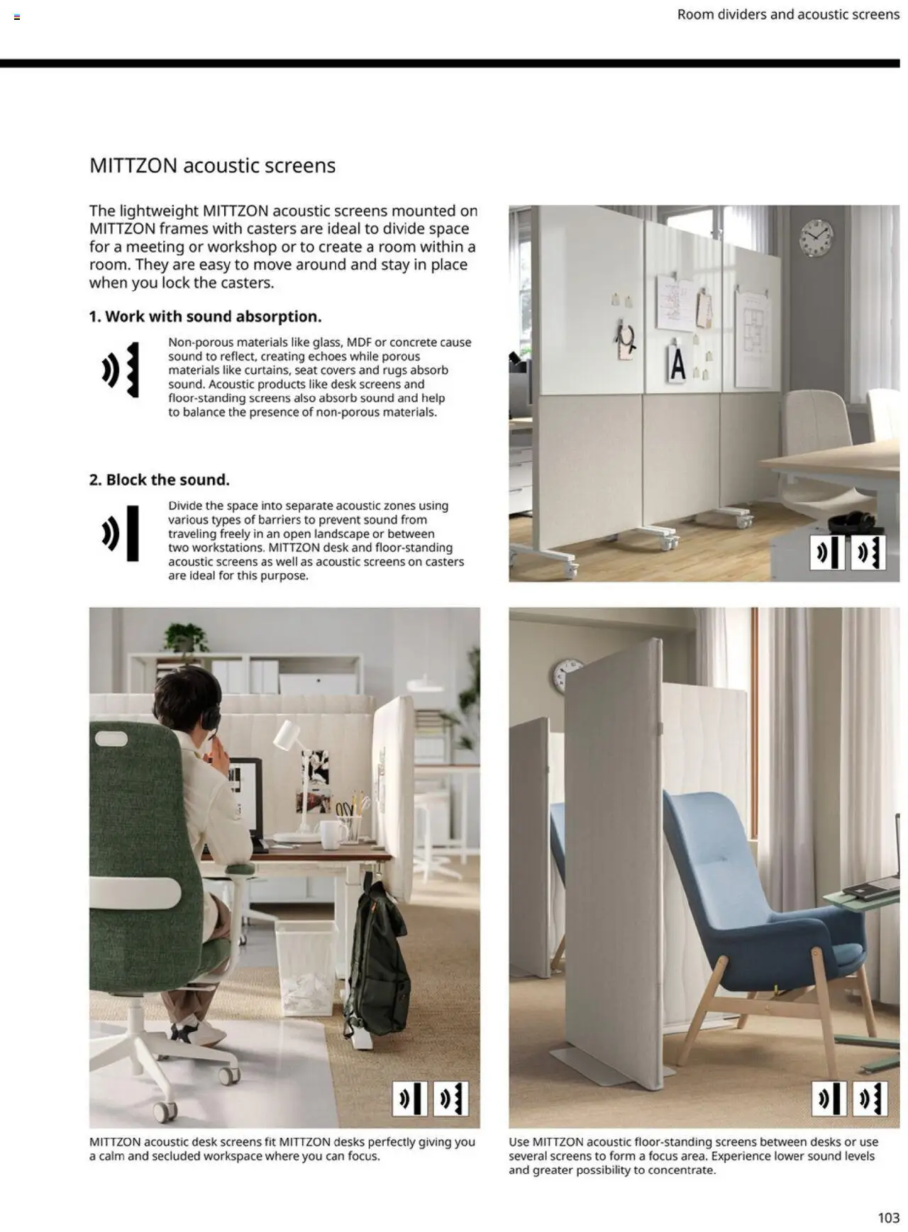 IKEA Office Brochure 2025 - valid from 01.03.2025 | Page: 103 | Products: Desk