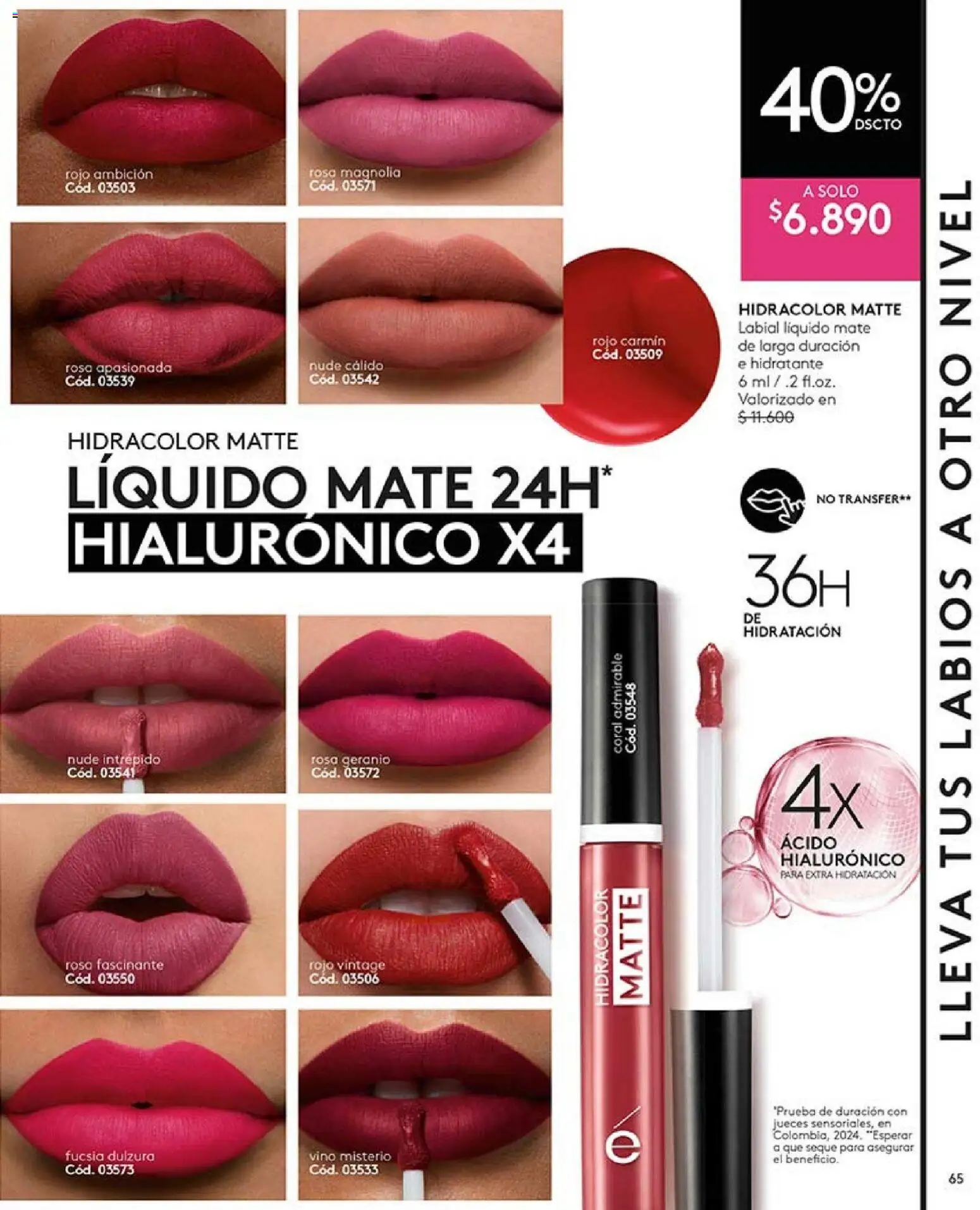 Catálogo Ésika Campaña 1 │ válido desde el 01.01.2026 | Página: 65 | Productos: Mate, Vino, Labial