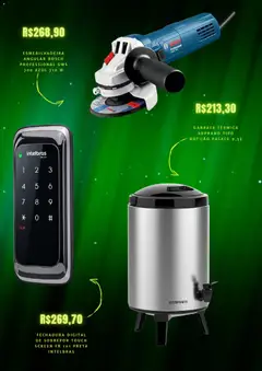 Mercado Livre - Ofertas atuais - Pré-Visualização do folheto da loja Mercado Livre, válido de 01.04.2026 | Página: 5 | Produtos: Garrafa térmica, Fechadura, Esmerilhadeira