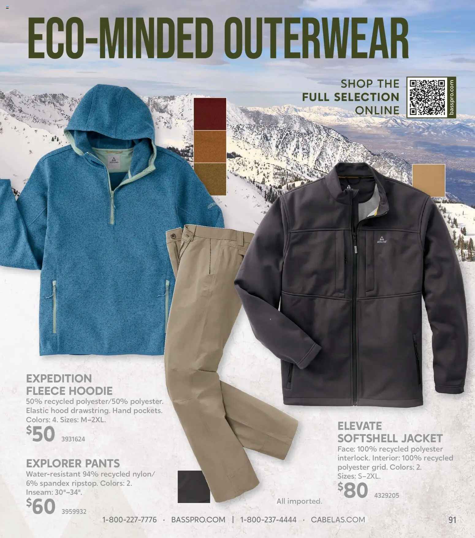 Cabela's Winter Clothing 25 - valid from 20.11.2025 | Page: 91 | Products: Hoodie, Jacket, Pants