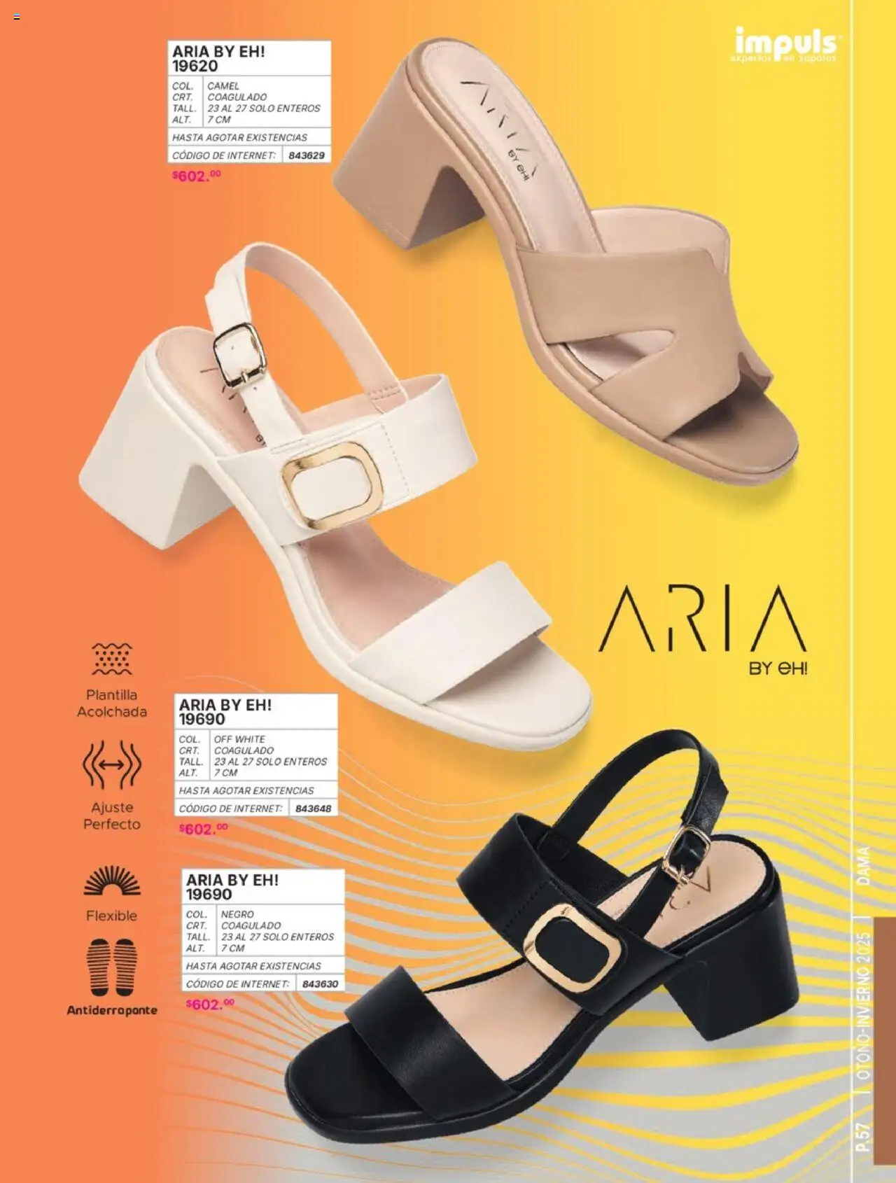 Nuevas ofertas de Impuls válidas en toda la República Mexicana desde el 07.07.2025. ¡Encuentra las mejores ofertas en Impuls catálogo Dama Otoño-Invierno 2025! | Página: 59 | Productos: Flexible