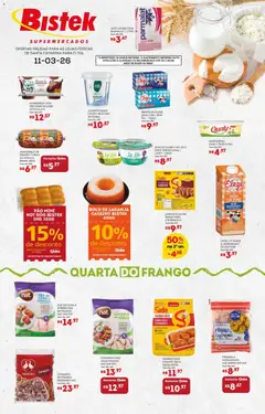 Bistek Supermercados ofertas Quarta dos Frios - Pré-Visualização do folheto da loja Bistek Supermercados, válido de 11.03.2026