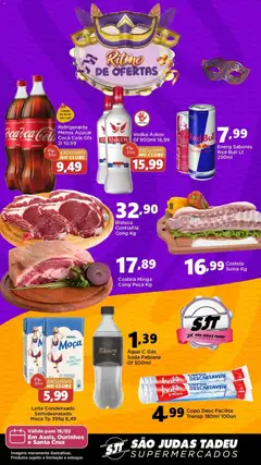 São Judas Tadeu - Ofertas da semana - Pré-Visualização do folheto da loja São Judas Tadeu, válido de 16.02.2026 | Página: 2 | Produtos: Cola, Vodka, Refrigerante, Leite condensado
