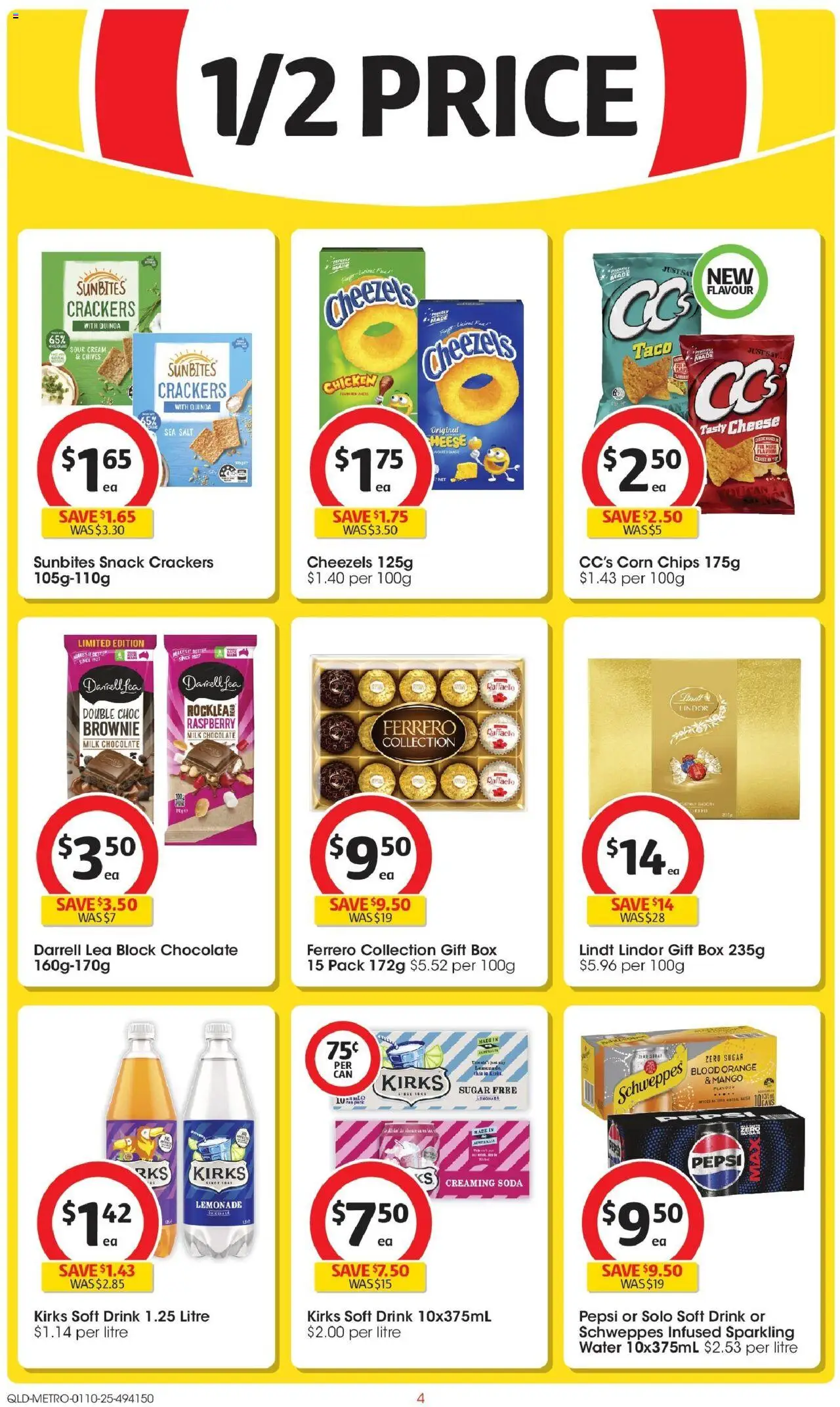 Coles catalogue - valid from 01.10.2025 | Page: 4 | Products: Cream, Salt, Sugar, Mango