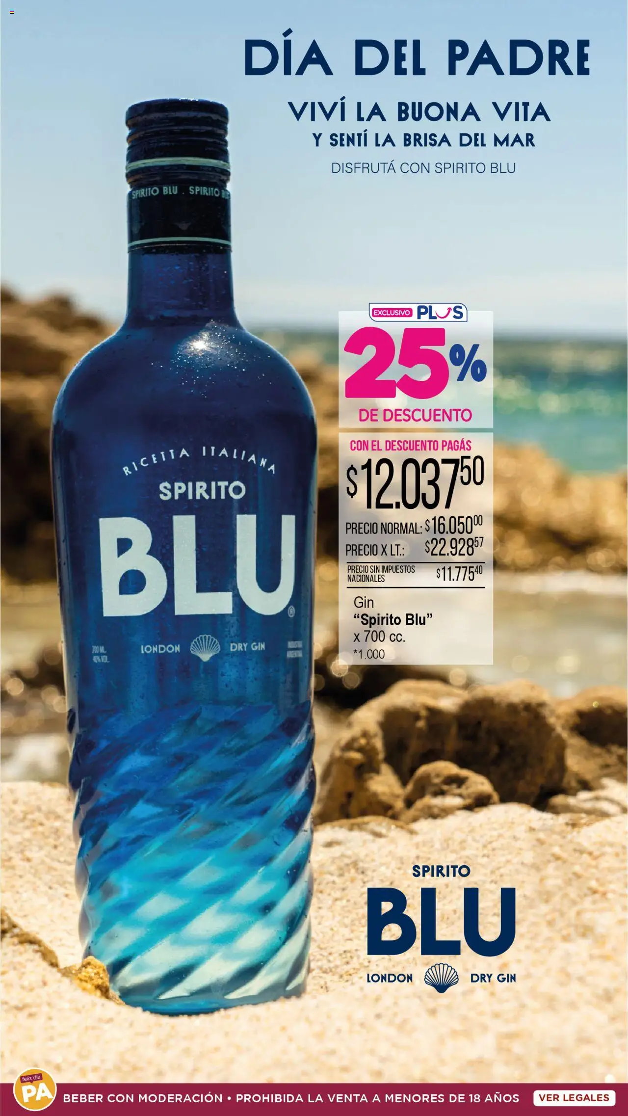 La Anonima Especial bebidas │ válido desde el 05.06.2025 | Página: 17 | Productos: Gin