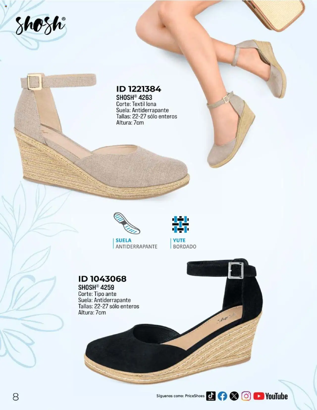 Nuevas ofertas de Price Shoes válidas en toda la República Mexicana desde el 10.02.2025. ¡Encuentra las mejores ofertas en Price Shoes catálogo Confort! | Página: 8 | Productos: Lona