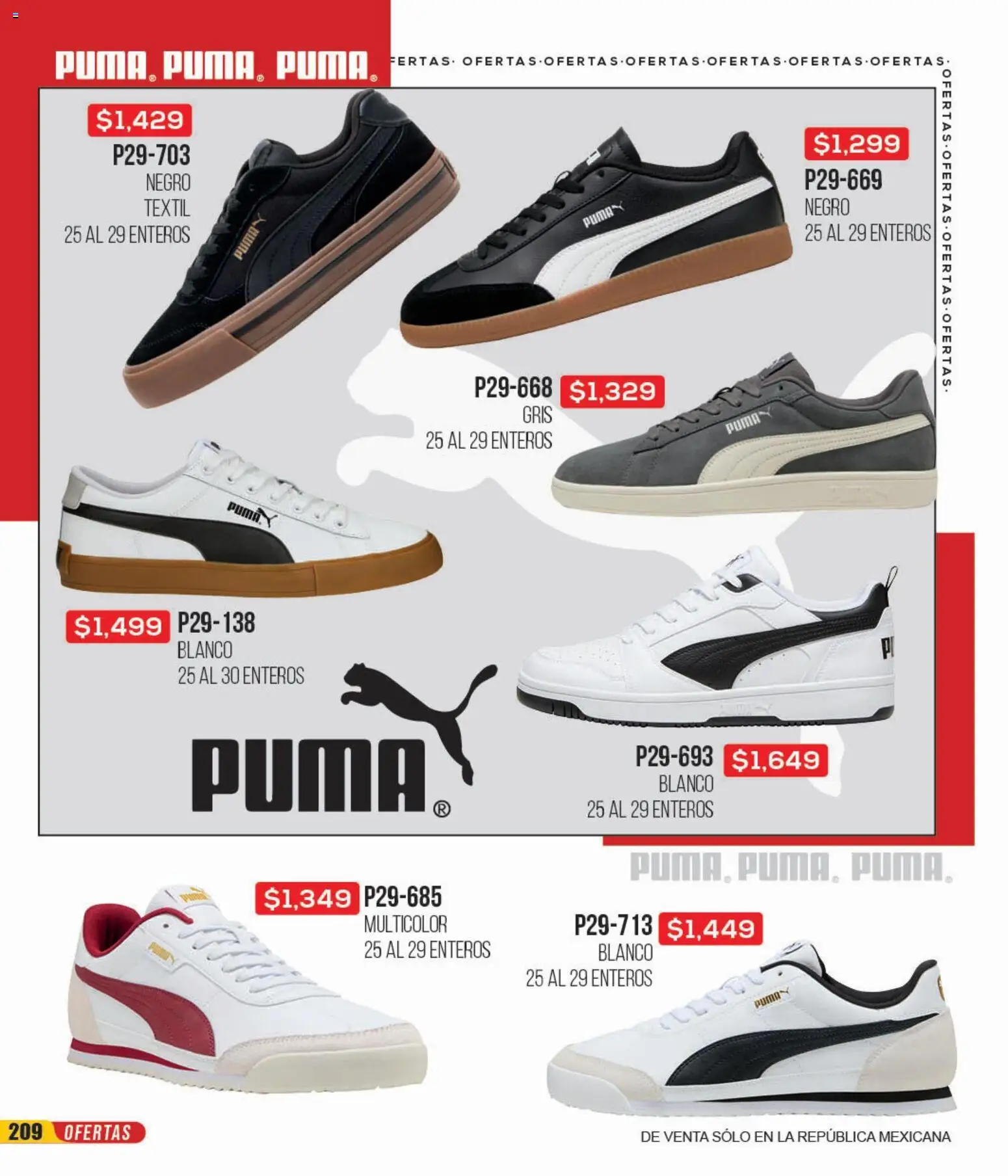 Nuevas ofertas de Cklass válidas en toda la República Mexicana desde el 12.01.2026. ¡Encuentra las mejores ofertas en Cklass catálogo Mega Ofertas Calzado! | Página: 210