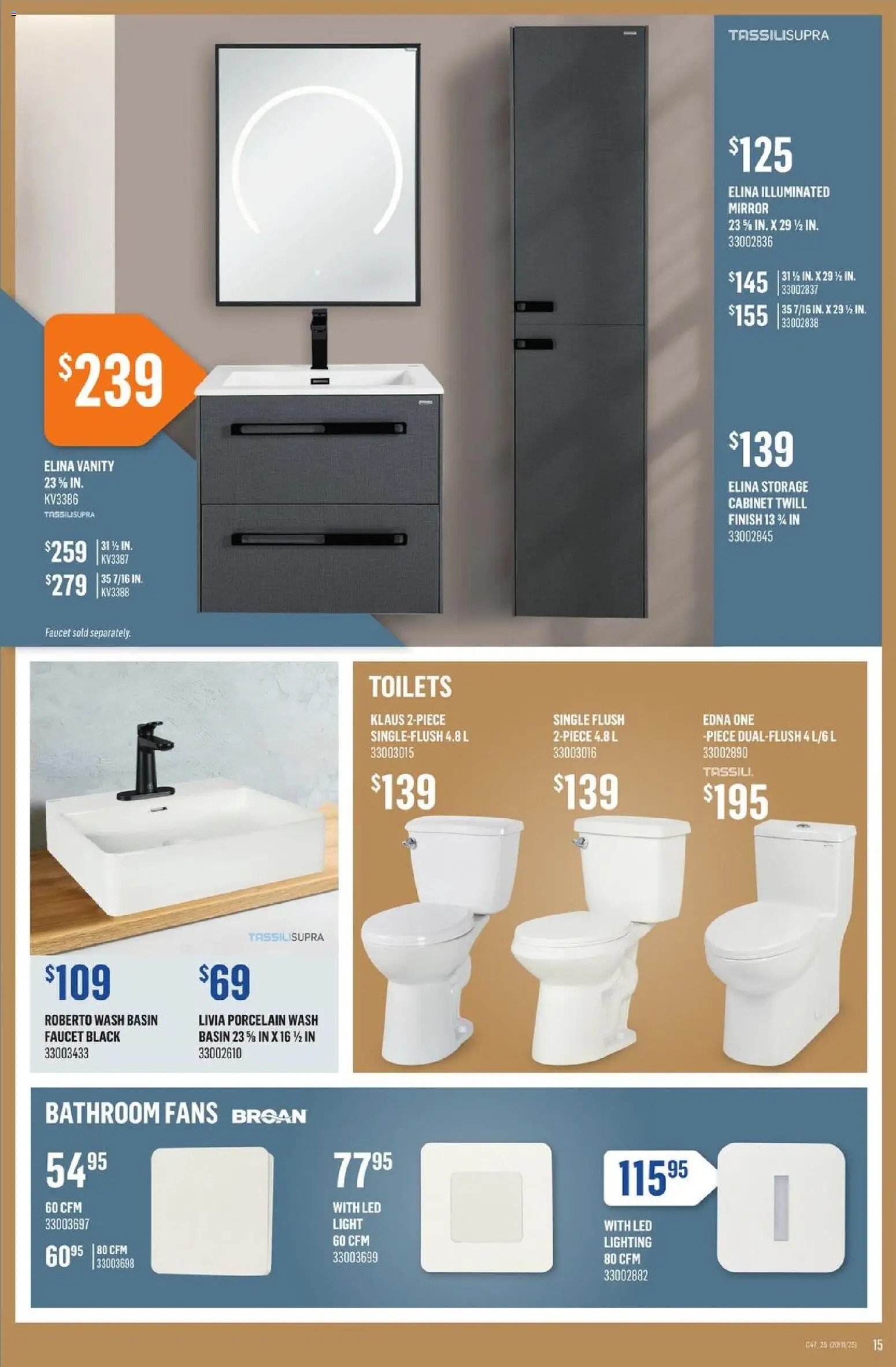 Canac flyer valid from 20.11.2025 | Page: 15 | Products: Cabinet, Mirror